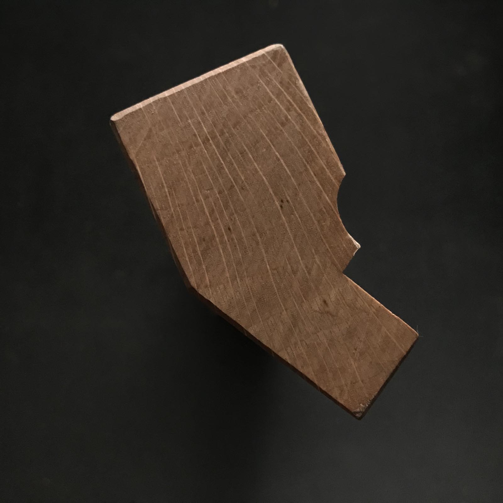 #7 Old stock Etsue Side Rabbet Plane with blue steel right hand 掘出し物 悦英 右 脇取鉋 Wakitori kanna