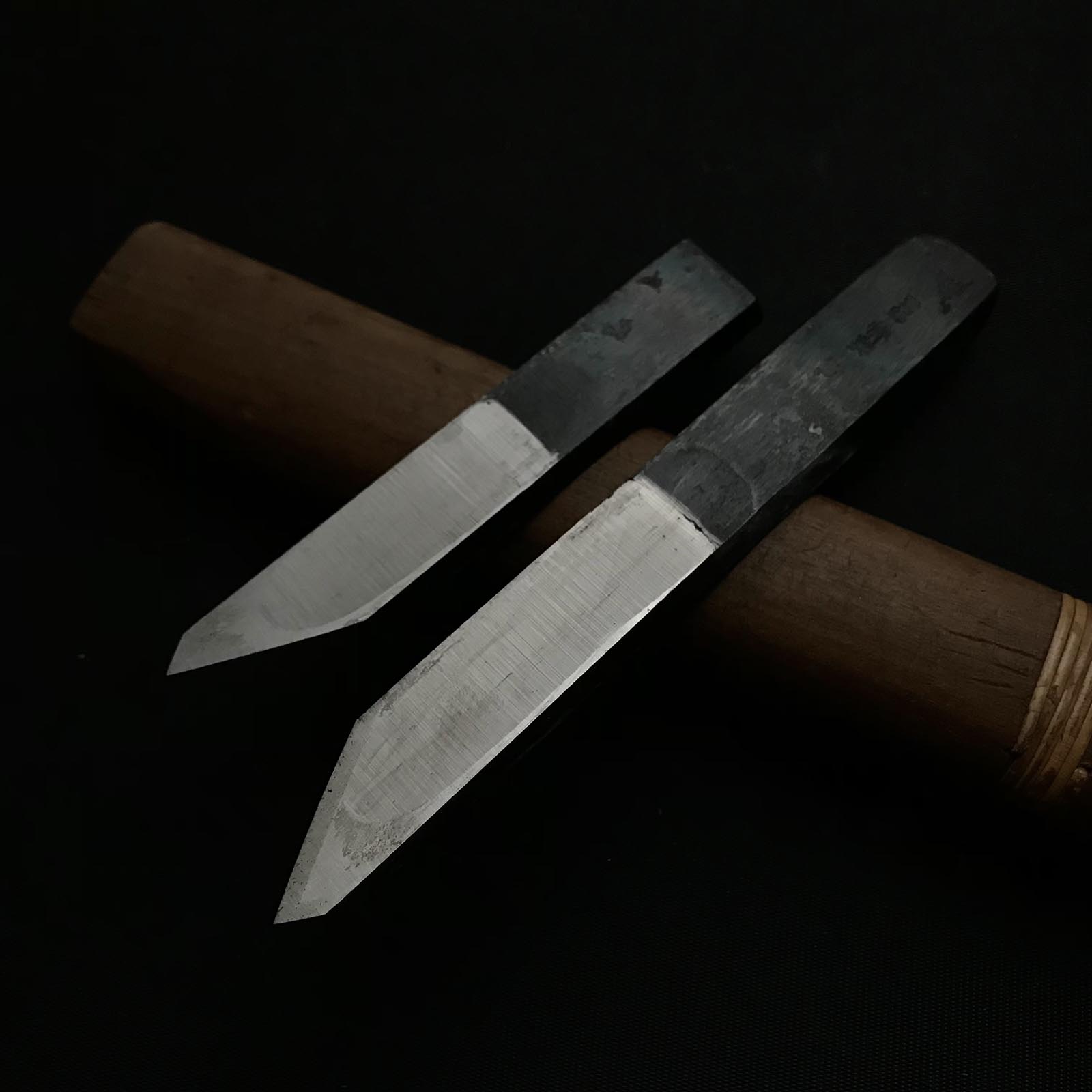 #7 Old stock Etsue Side Rabbet Plane with blue steel right hand 掘出し物 悦英 右 脇取鉋 Wakitori kanna