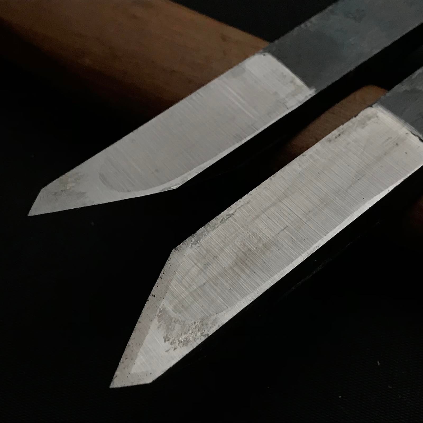 #7 Old stock Etsue Side Rabbet Plane with blue steel right hand 掘出し物 悦英 右 脇取鉋 Wakitori kanna