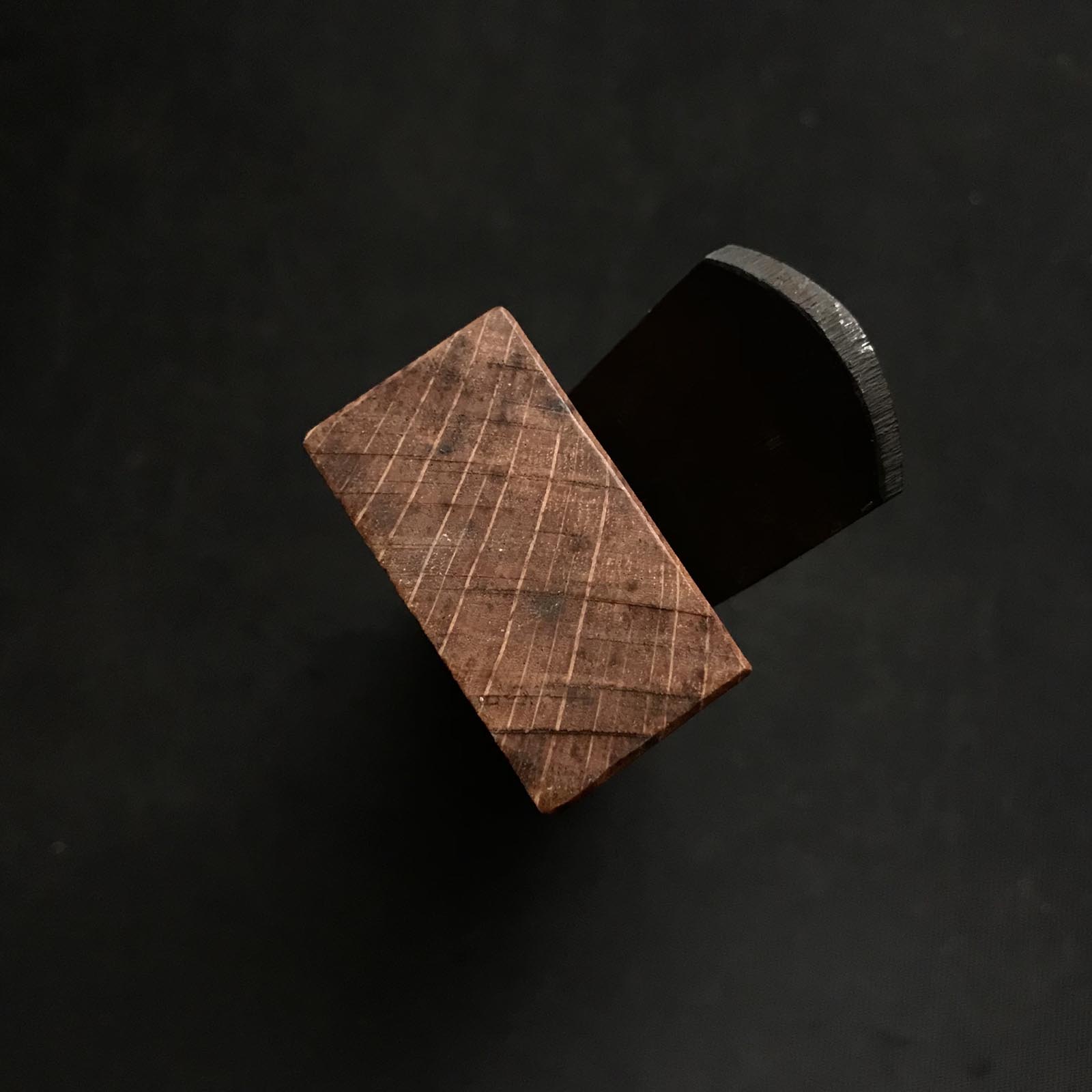 Old stock Etsue Small Plane with Blue steel 掘り出し物 悦英 小鉋 青紙鋼 24mm