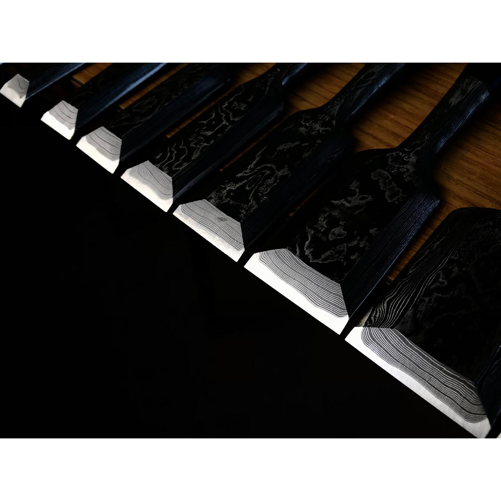 Sukemasa Suminagashi Bench chisels set 助正 墨流し 追入15本組鑿 Oirenomi