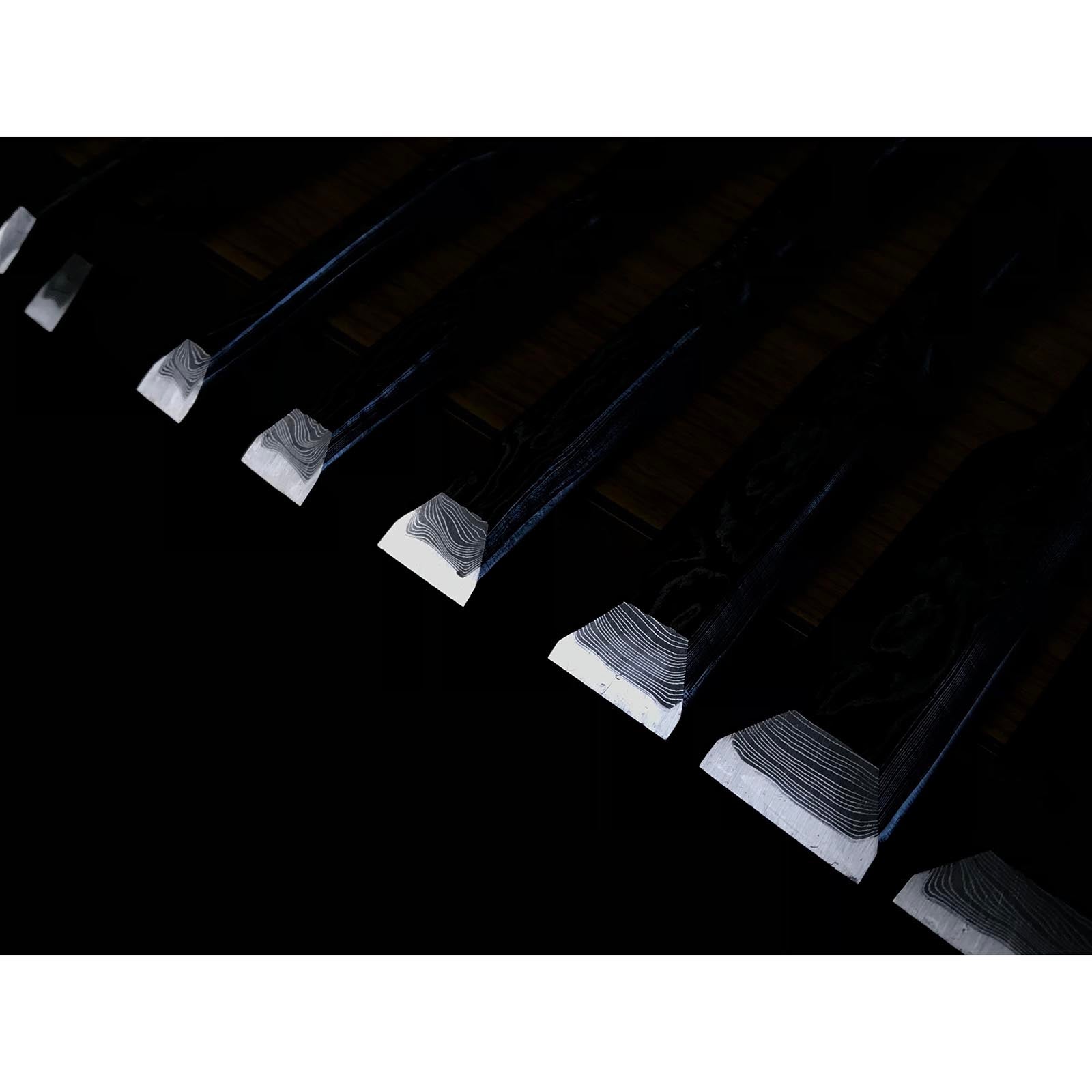 Sukemasa Suminagashi Bench chisels set 助正 墨流し 追入15本組鑿 Oirenomi