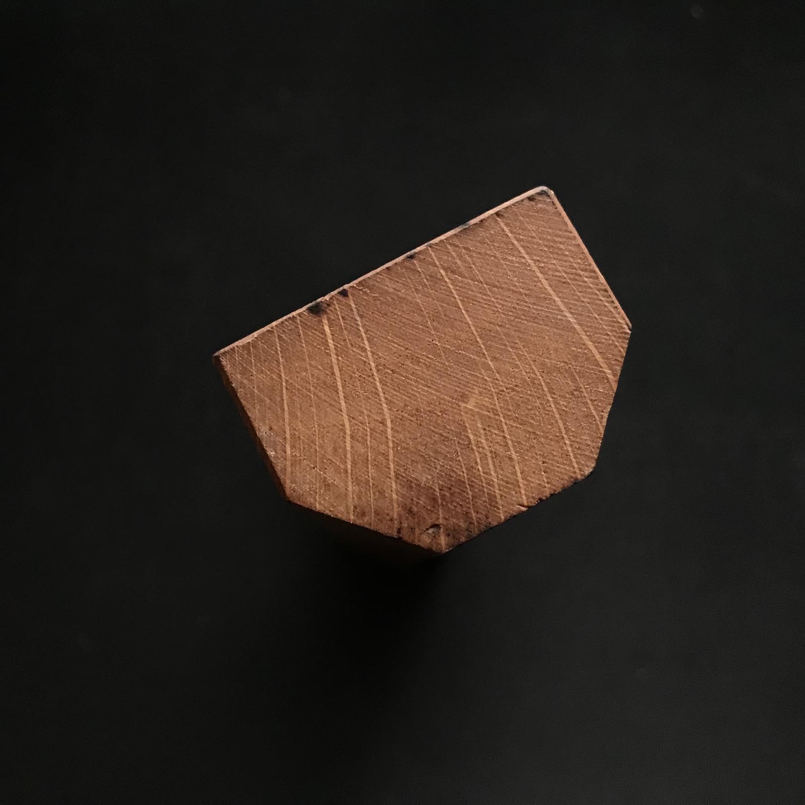 Old stock Etsue Tome Kanna (45°) Plane with blue steel 掘出し物 悦英 止め鉋 青紙鋼 18mm