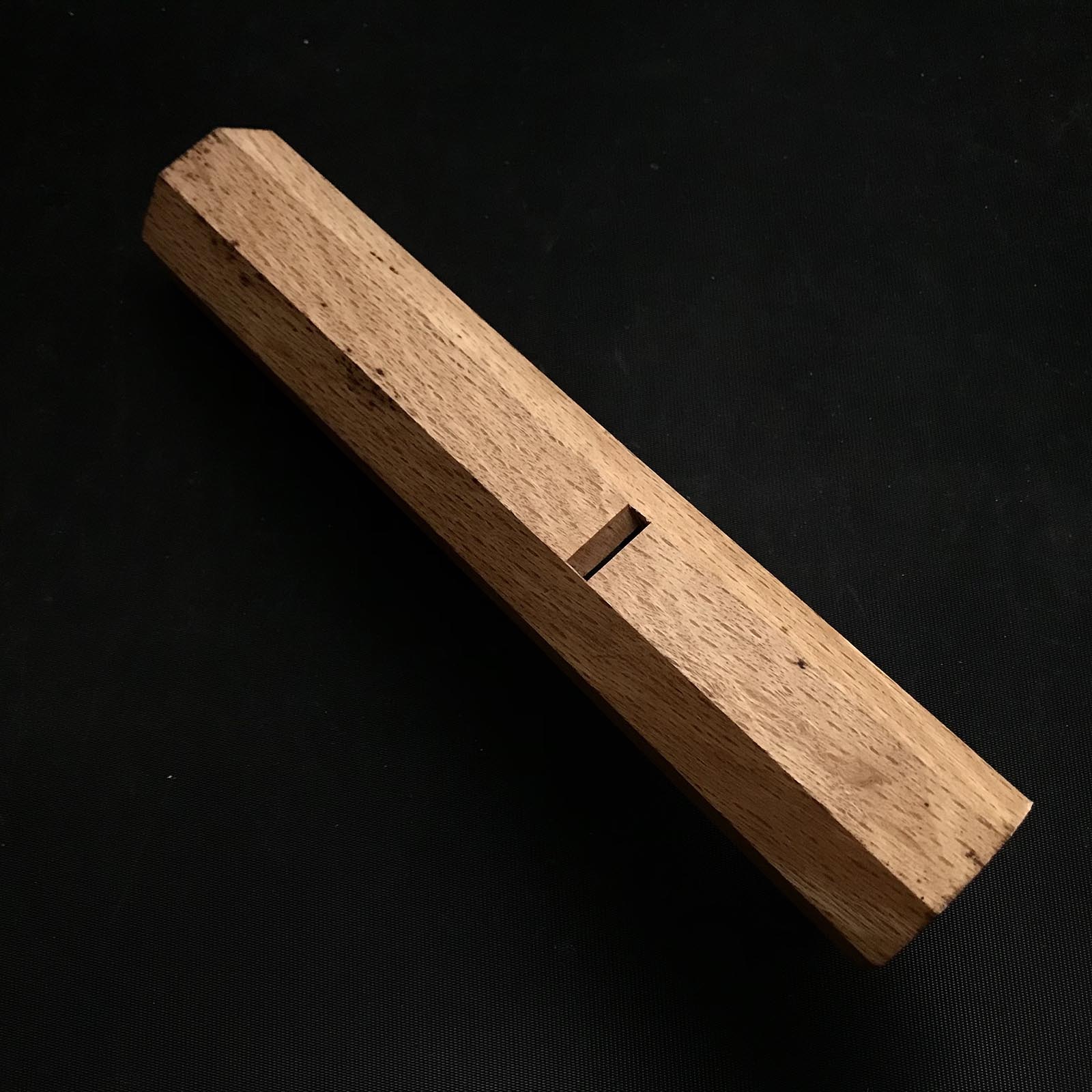 Old stock Etsue Tome Kanna (45°) Plane with blue steel 掘出し物 悦英 止め鉋 青紙鋼 18mm