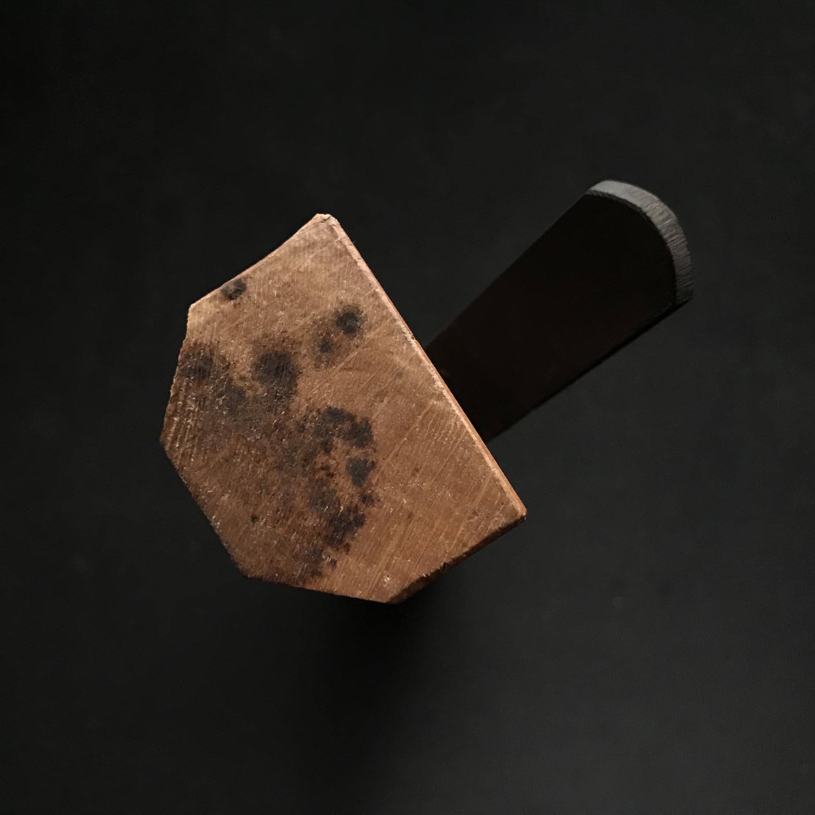 Old stock Etsue Tome Kanna (45°) Plane with blue steel 掘出し物 悦英 止め鉋 青紙鋼 18mm