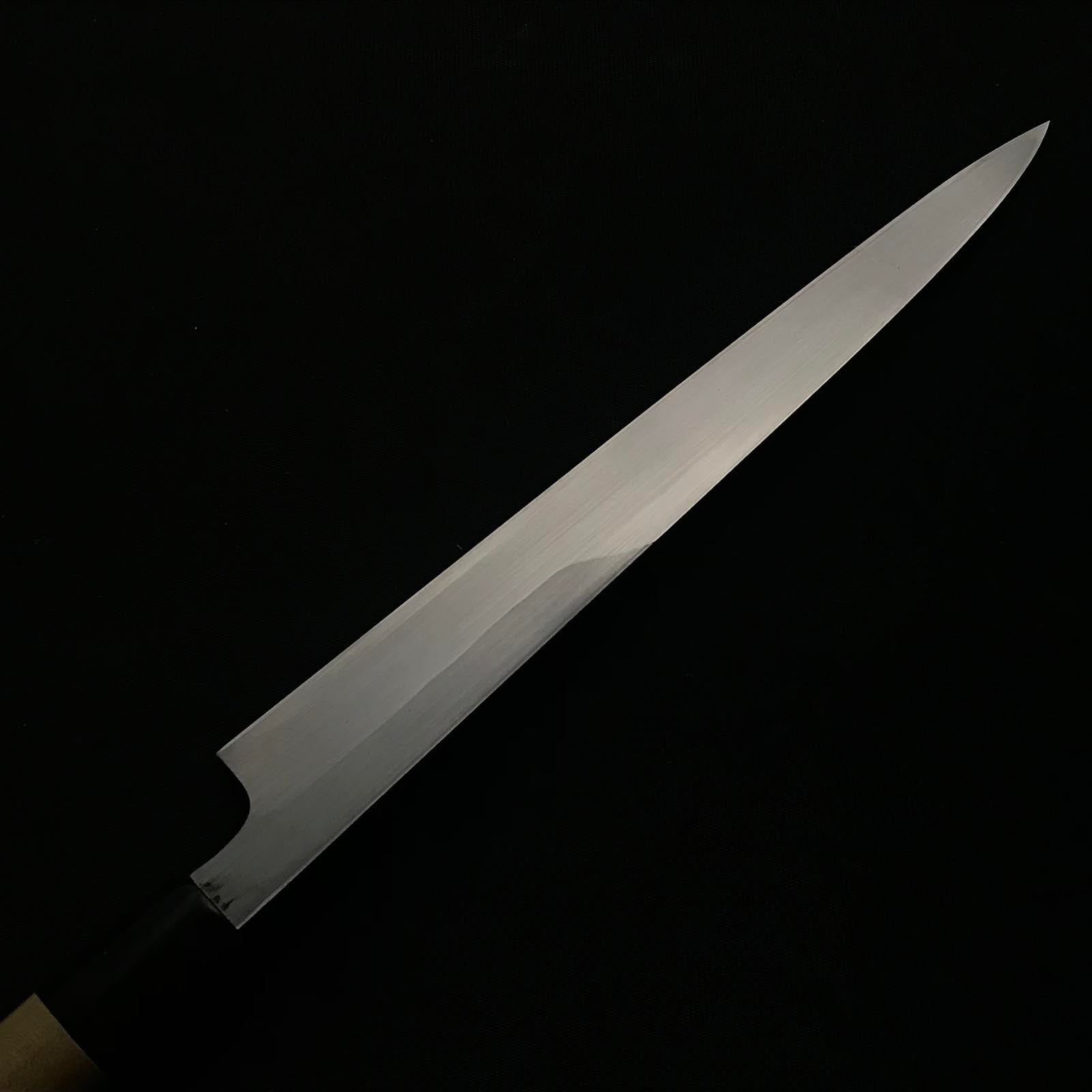 #1 黒内重房 柳葉防長 鞘付 重房作 特注 黒打柳刃包丁 鞘付 240mm
