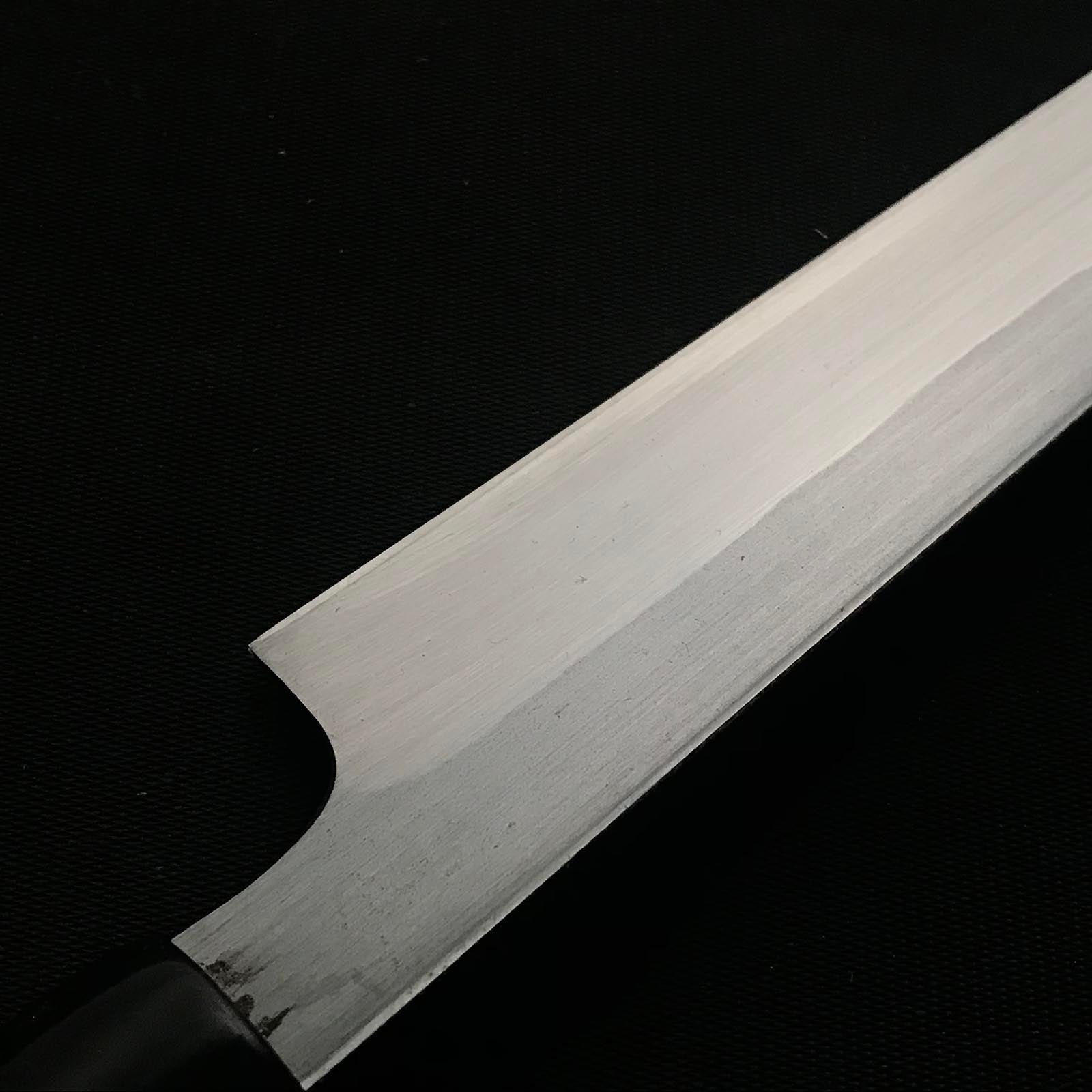 #1 黒内重房 柳葉防長 鞘付 重房作 特注 黒打柳刃包丁 鞘付 240mm