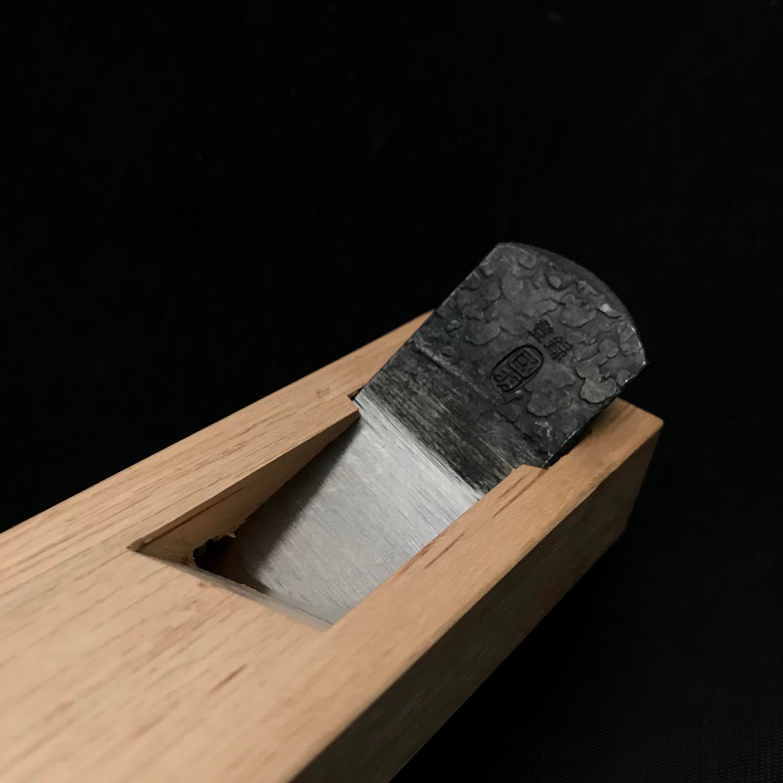 Old stock Kuniaki Rabbet Plane with Blue steel Right hand 掘り出し物 国明 際鉋 青紙鋼 右 24mm