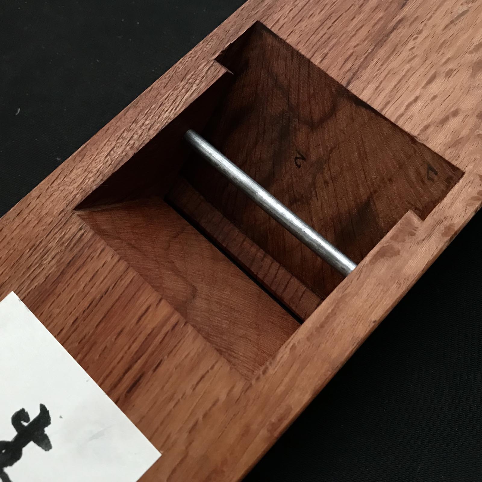 Kisui Tsunesaburo Smoothing Plane (Kanna) with red oak dai 常三郎作 生粋 仕上げ鉋 本赤樫台 70mm