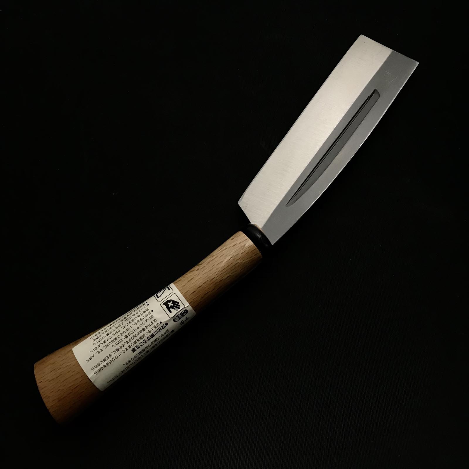 Old stock Hidechika Single edged Nata right hand 秀近 鉈 片刃 磨き仕上げ 右 165mm