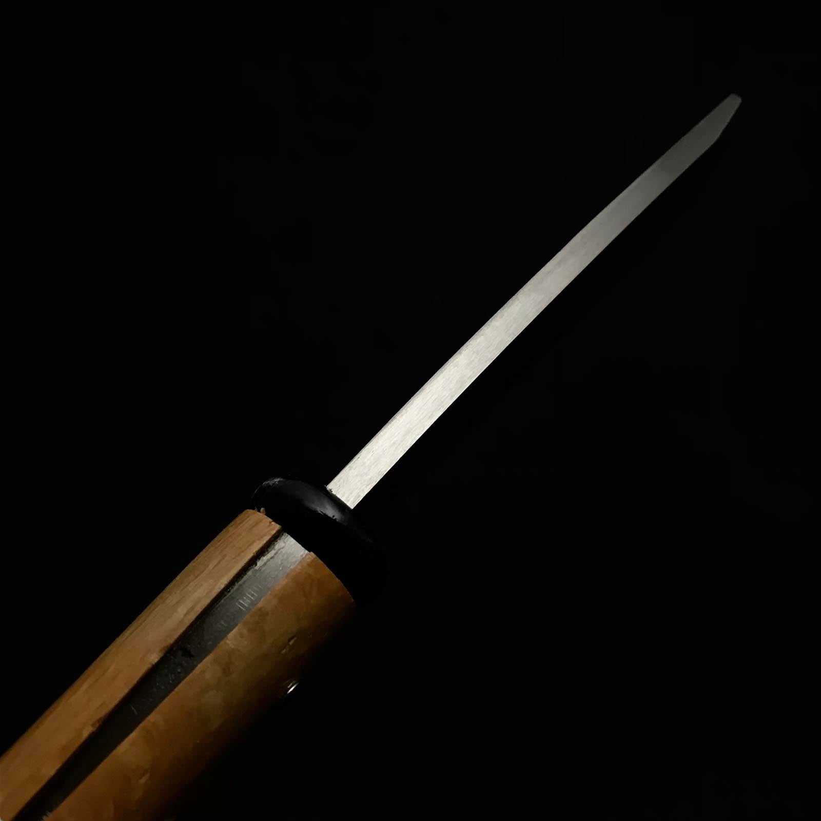 Old stock Hidechika Single edged Nata right hand 秀近 鉈 片刃 磨き仕上げ 右 165mm