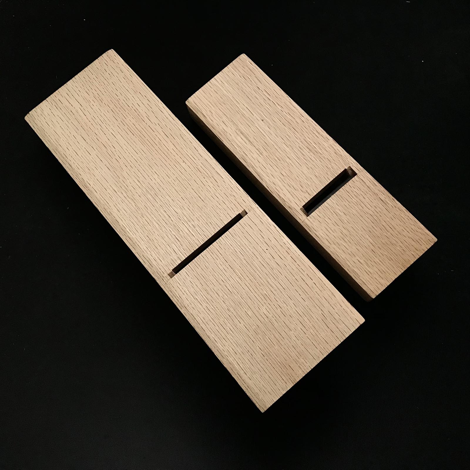 Gensui Tsunesaburo Smoothing Plane& Small plane (Kanna) with Togohagane No.0 steel 常三郎作 元帥 東郷鋼0号 仕上げ鉋+小鉋 セット 70mm&48mm