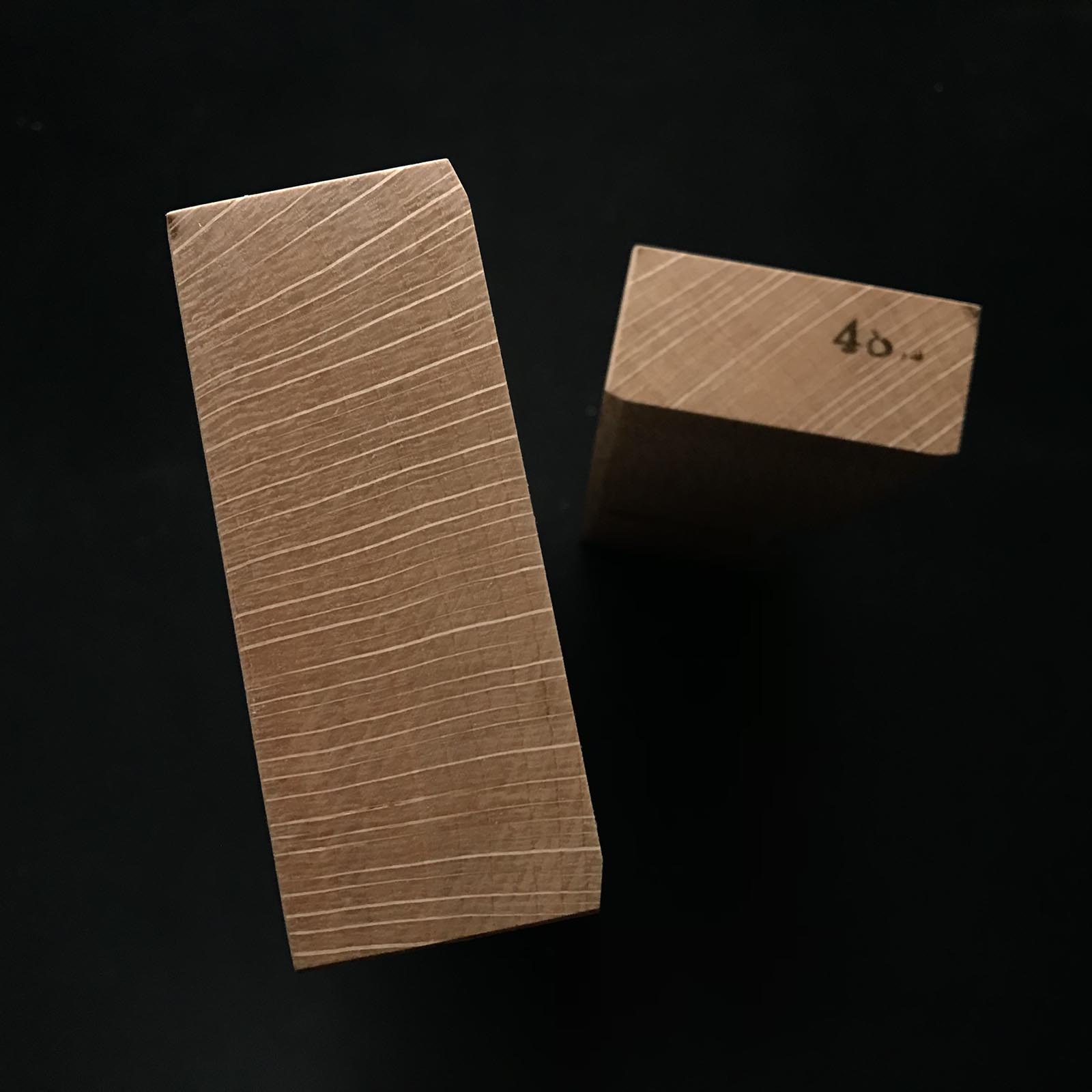 Tetsunohana Tsunesaburo Smoothing Plane& Small plane (Kanna) with Togo Inukubi steel 常三郎作 鉄の華 東郷鋼犬首鋼 仕上げ鉋+小鉋 セット 70mm&48mm