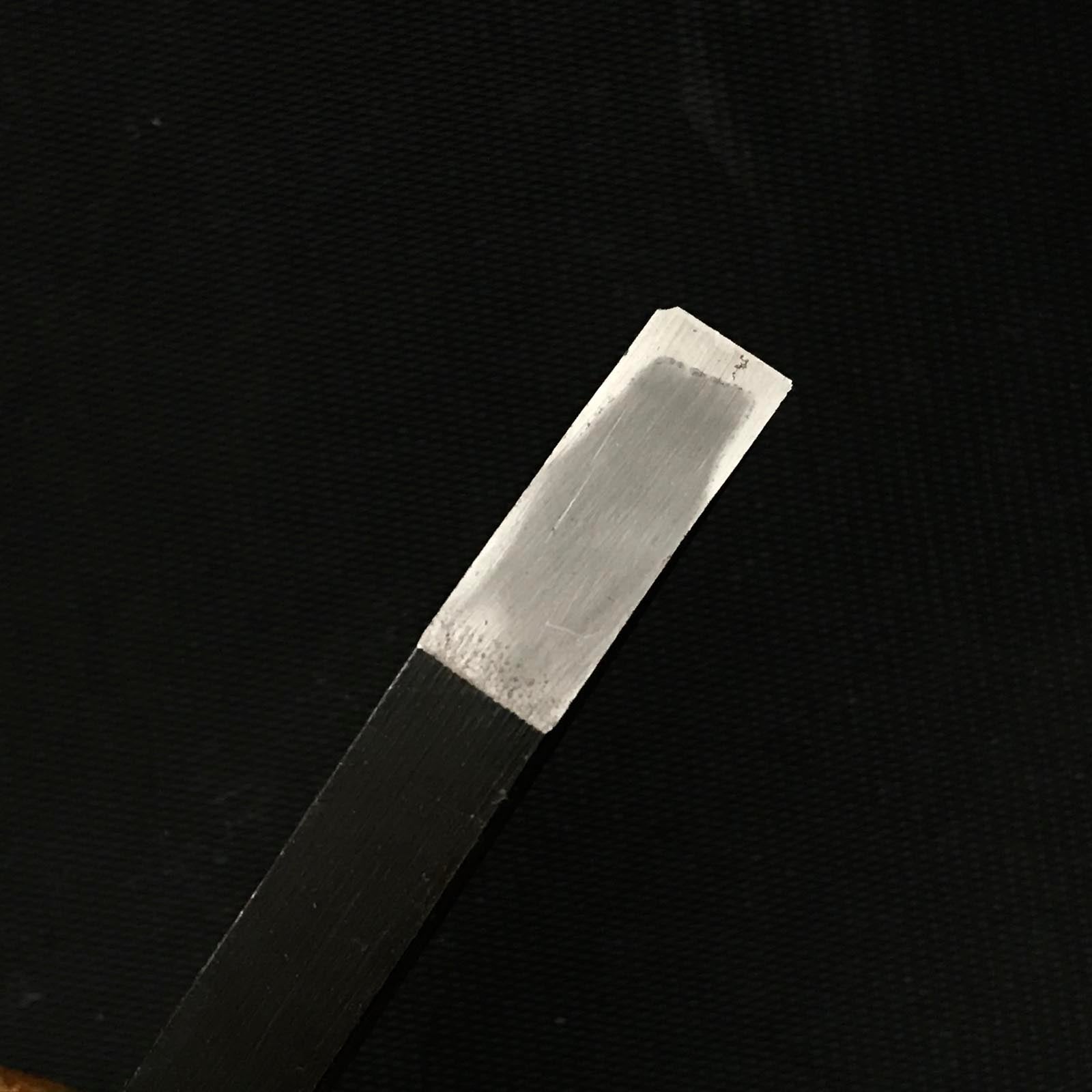 Old stock Kiyama Mortise chisels by unknown smith 希山 向待鑿 Mukomachinomi 7.5mm