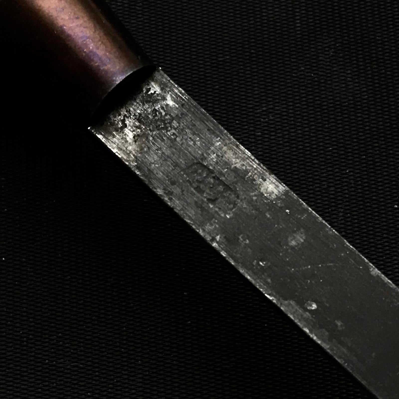 Old stock Mortise chisels by unknown smith 向待鑿 Mukomachinomi 3mm