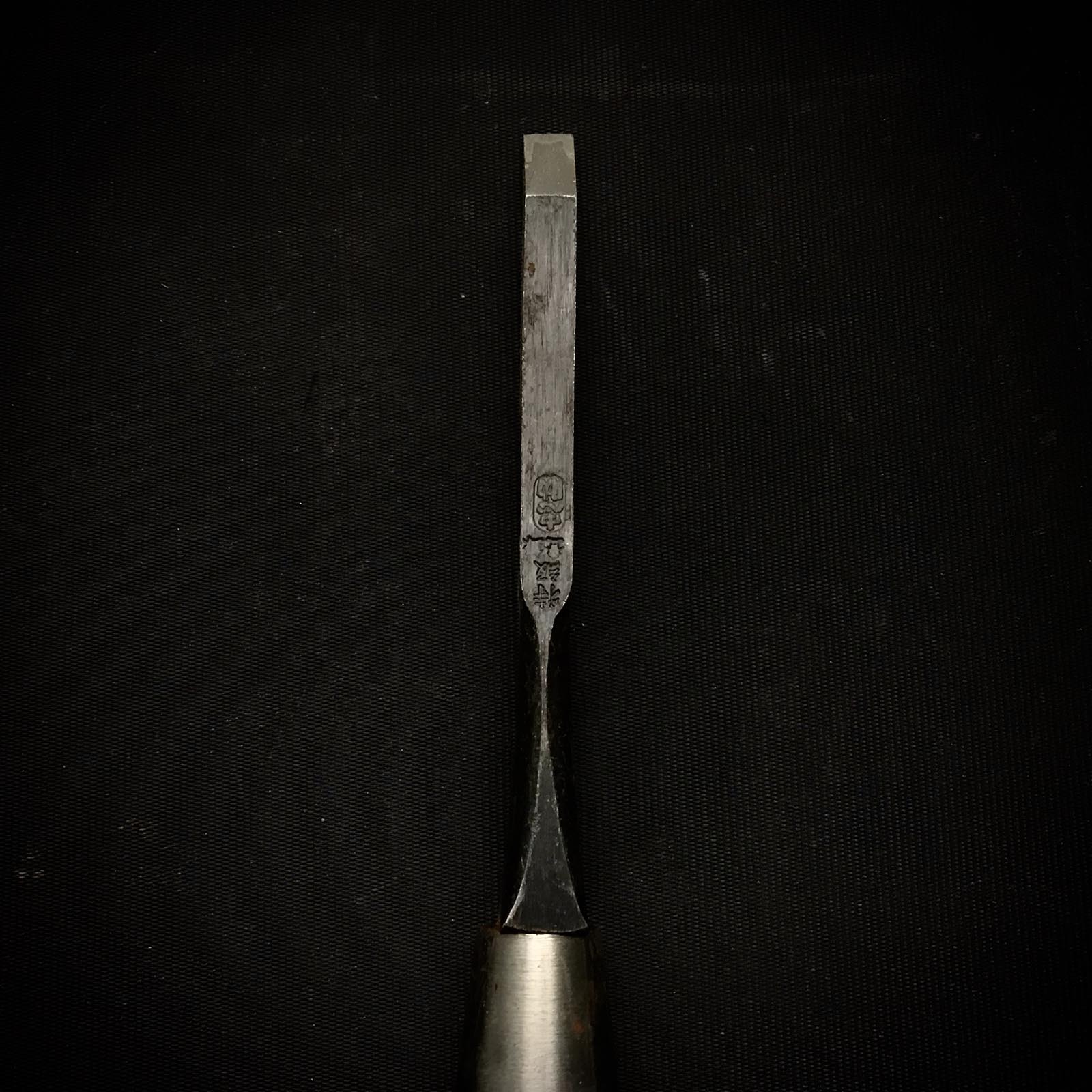 Old stock Tadasuke Mortise chisels by unknown smith 忠助 向待鑿 Mukomachinomi 8mm