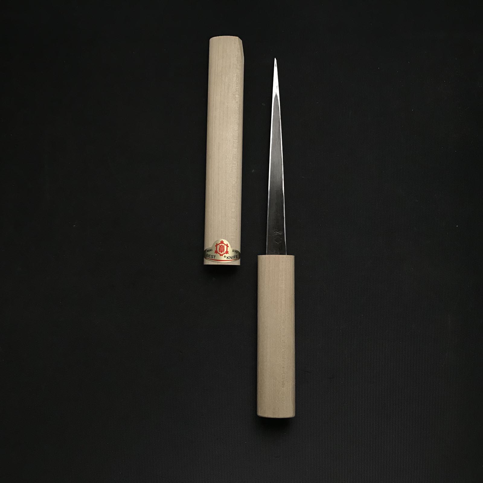 Mikisho Thin type Kuri Kokatana (Carving knife) Right hand  三木章 細繰り小刀 右 135mm