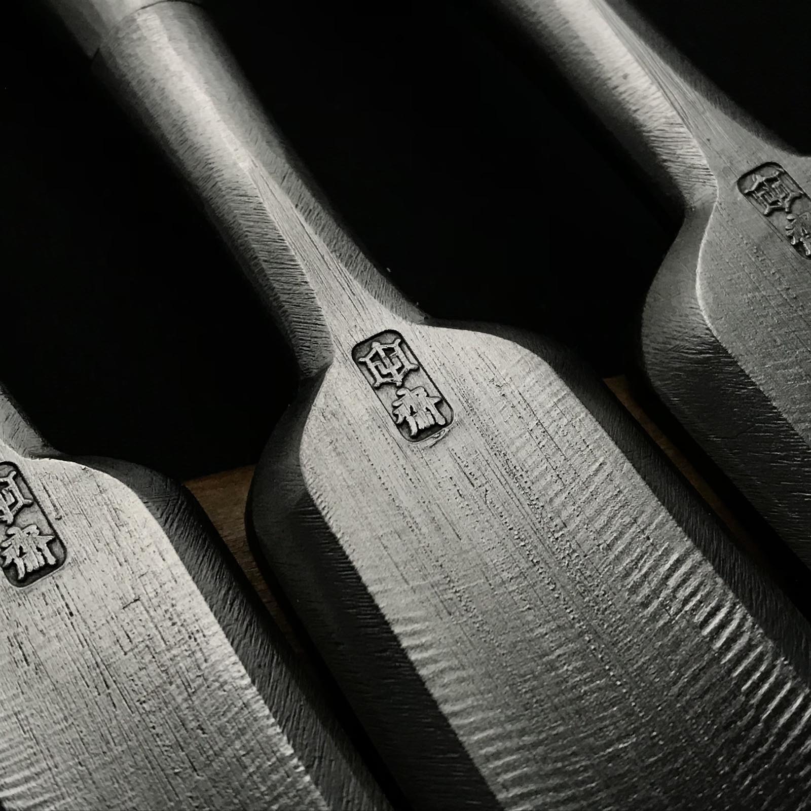 田斎 卓上鑿セット 青鋼 おいれのみ 田斎作 磨き仕上 追入組鑿