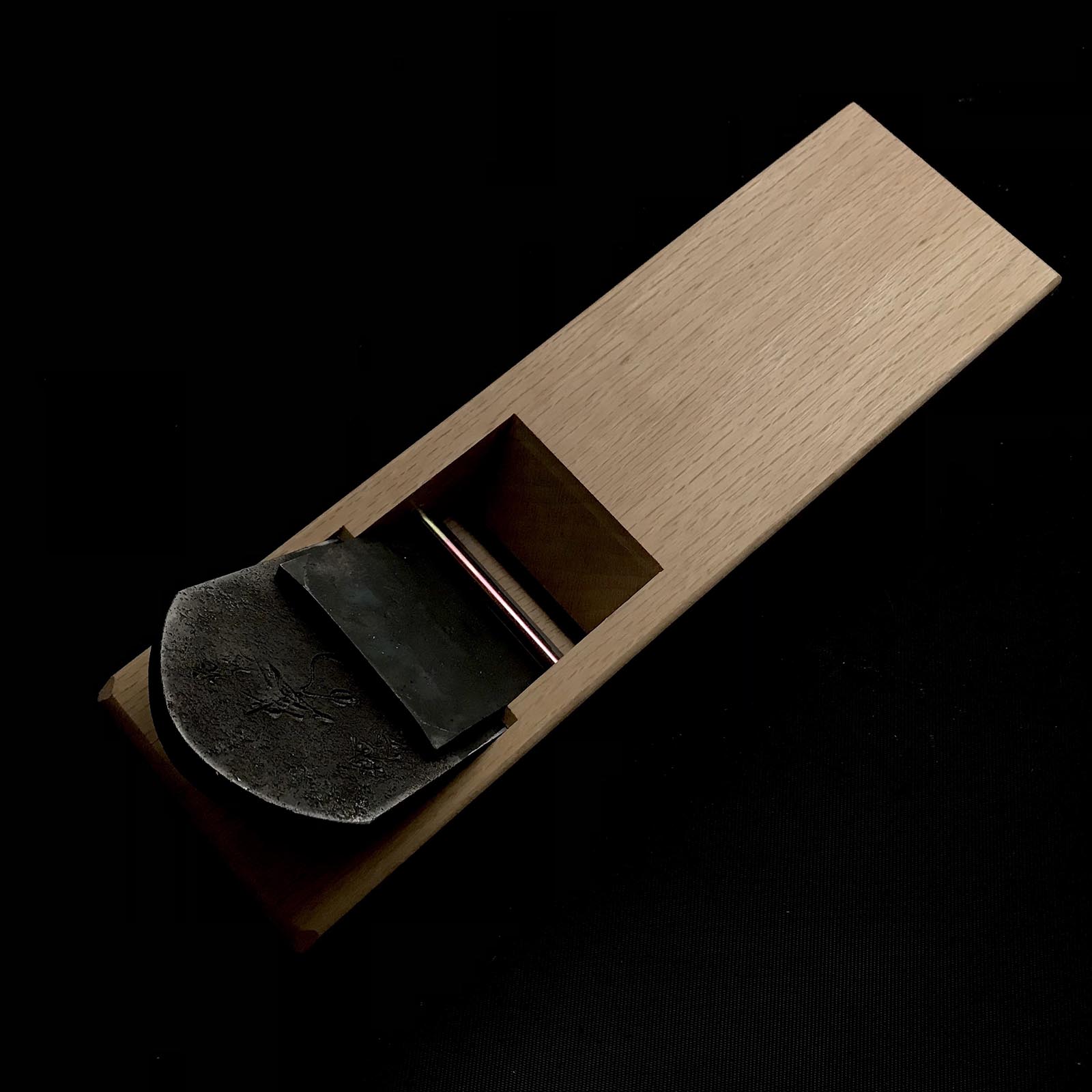 Old stock Kenmei Smoothing Plane(Kanna) by Usuikengo 掘り出し物 碓氷健吾作 健明 仕上げ鉋 70mm