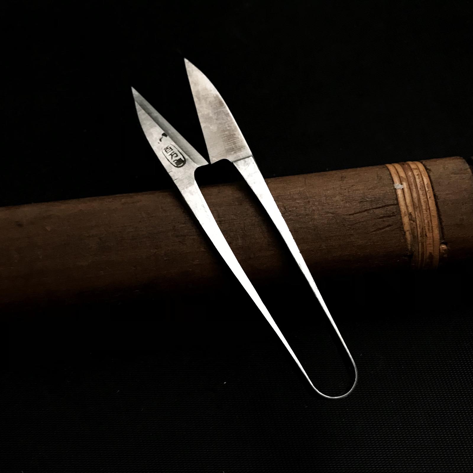 Old stock Hyakumanryo Nigiri basami Hand made Traditional Japanese scissors polished 掘出し物 百万両 握り鋏 手作り 磨仕上げ