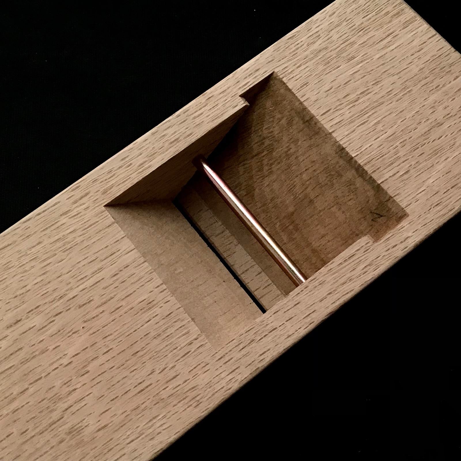 Tenhiro Smoothing Plane(Kanna) by Seikichi Sekikawa 関川誠吉作 天弘 仕上げ鉋 青紙一号鋼 70mm