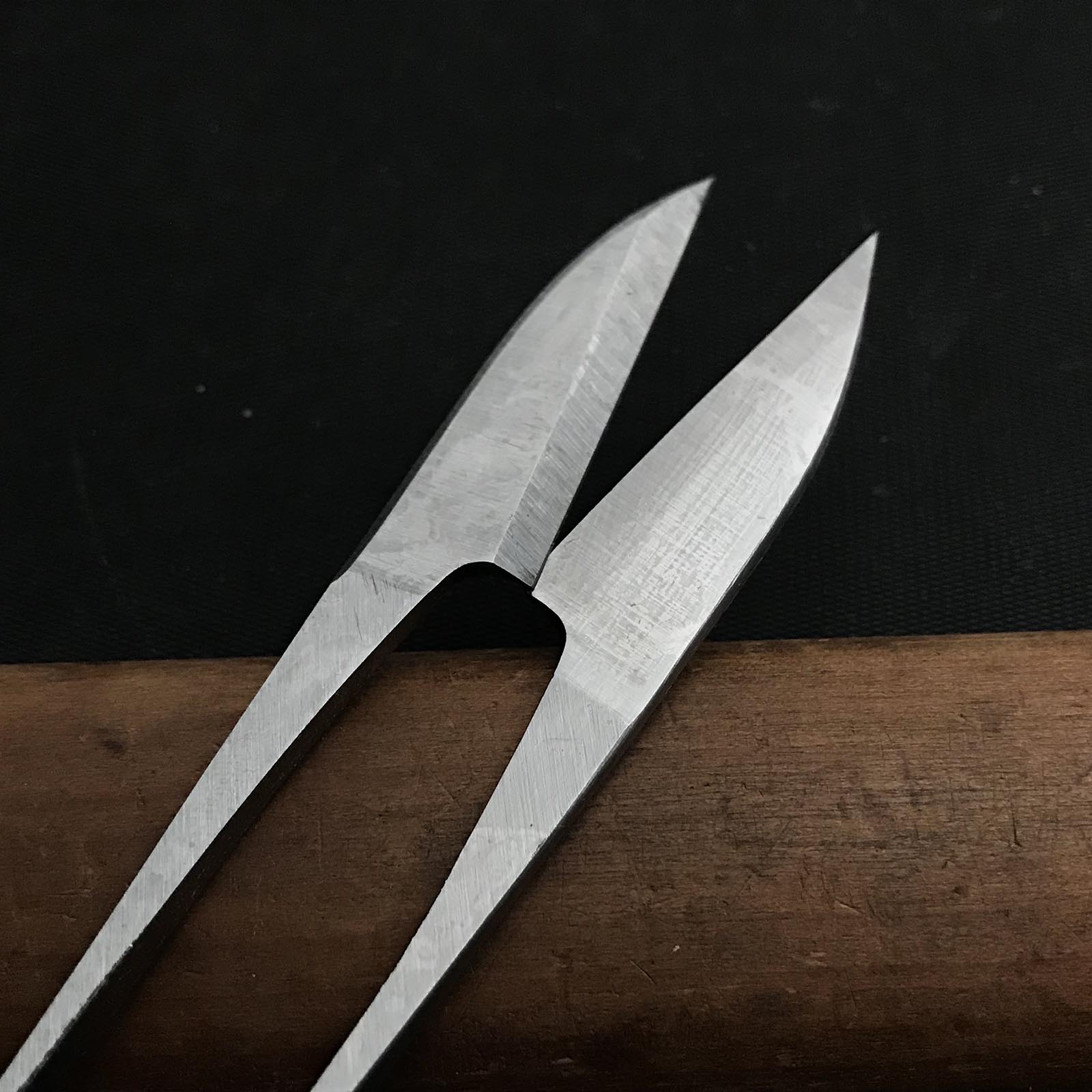 Old stock Kikuisami Nigiri basami Hand made Traditional Japanese scissors polished 掘出し物 菊勇 握り鋏 手作り 磨仕上げ
