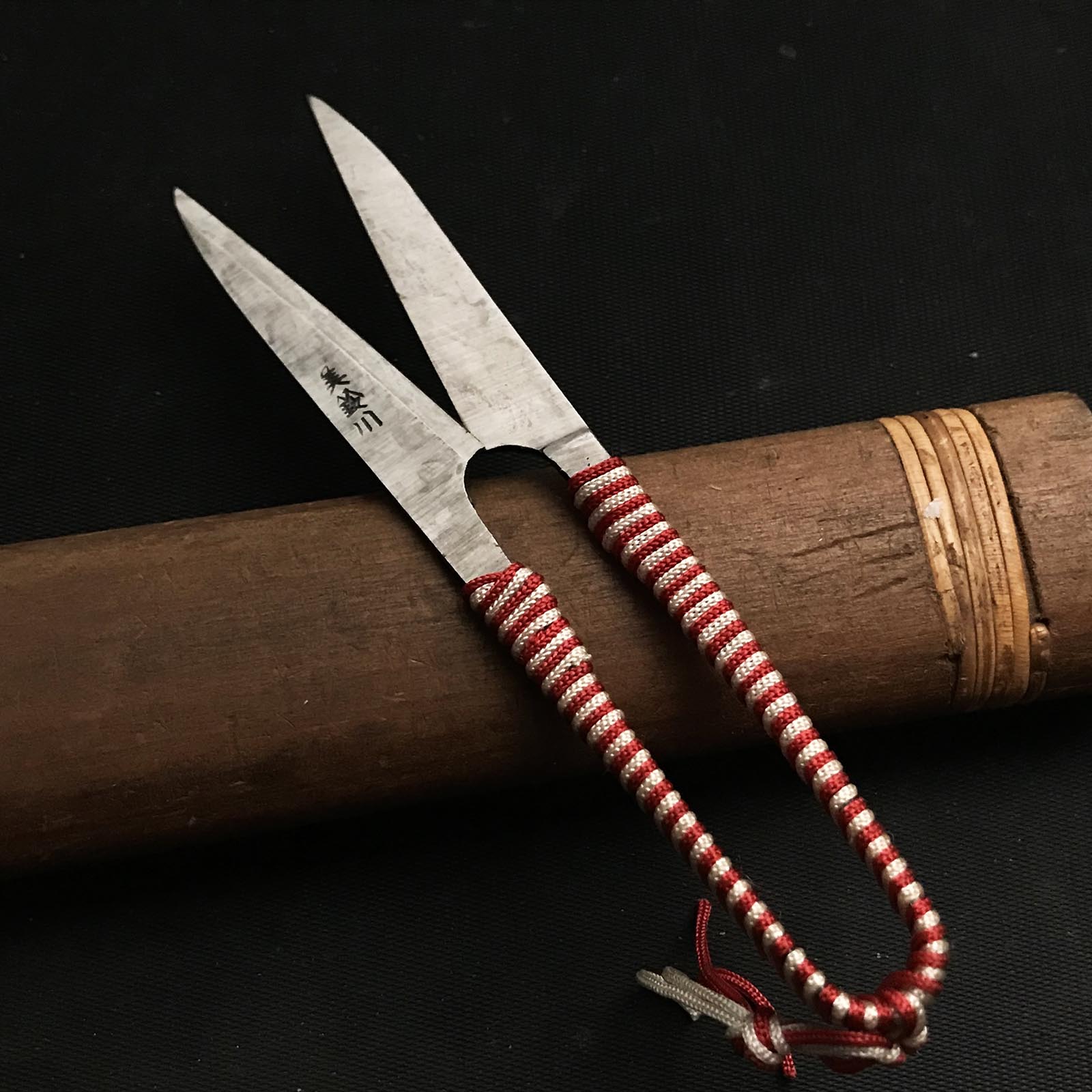 Old stock Mireigawa Nigiri basami Hand made Traditional Japanese scissors polished 掘出し物 美玲川 握り鋏 手作り 磨仕上げ