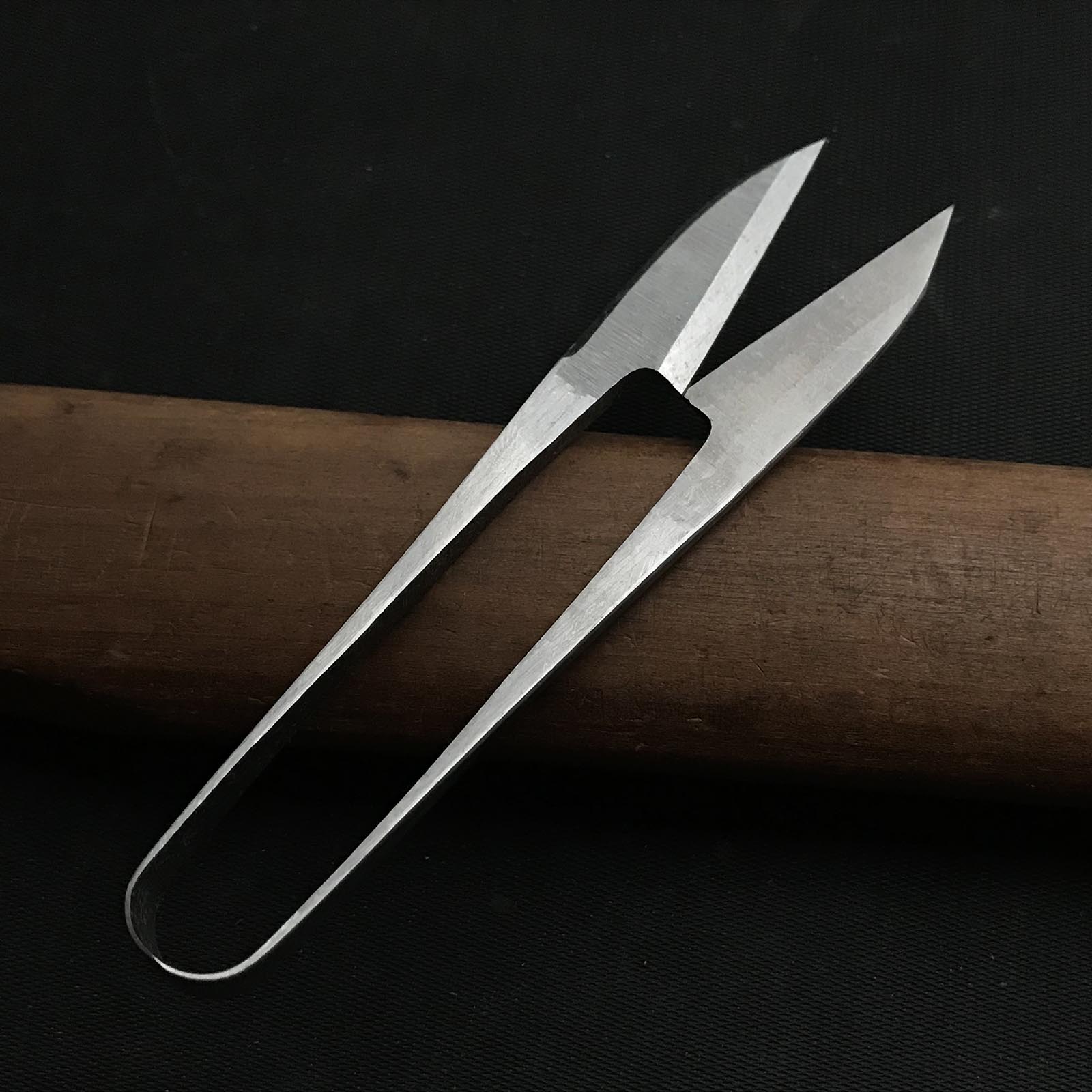 Old stock Tsurumaru Nigiri basami Hand made Traditional Japanese scissors polished 掘出し物 鶴丸 握り鋏 手作り 磨仕上げ