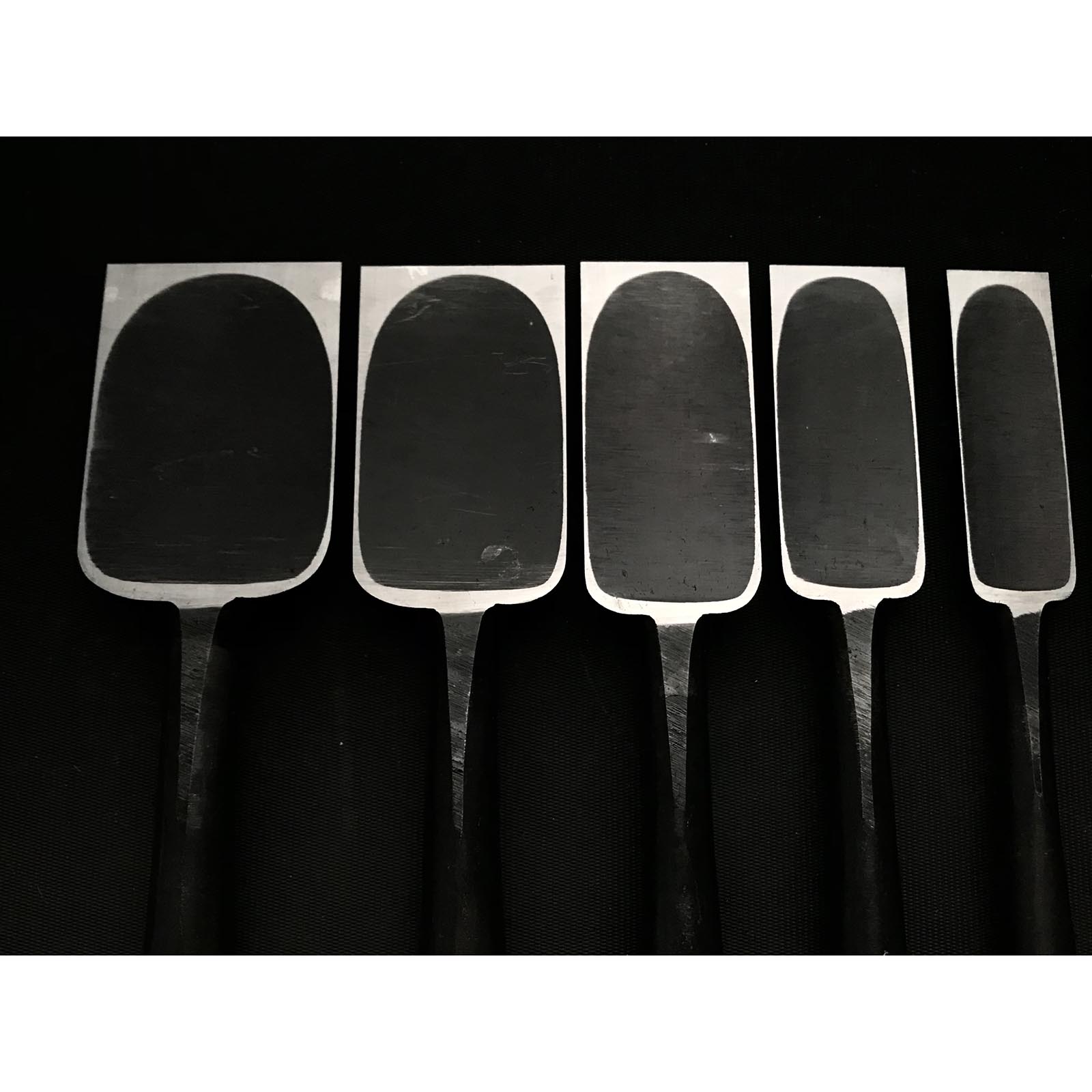 Fujihiro #3 Long neck Bench chisels set by Chuutarou Imai 今井忠太郎作 二治弘 首長追入組鑿 Oiirenomi