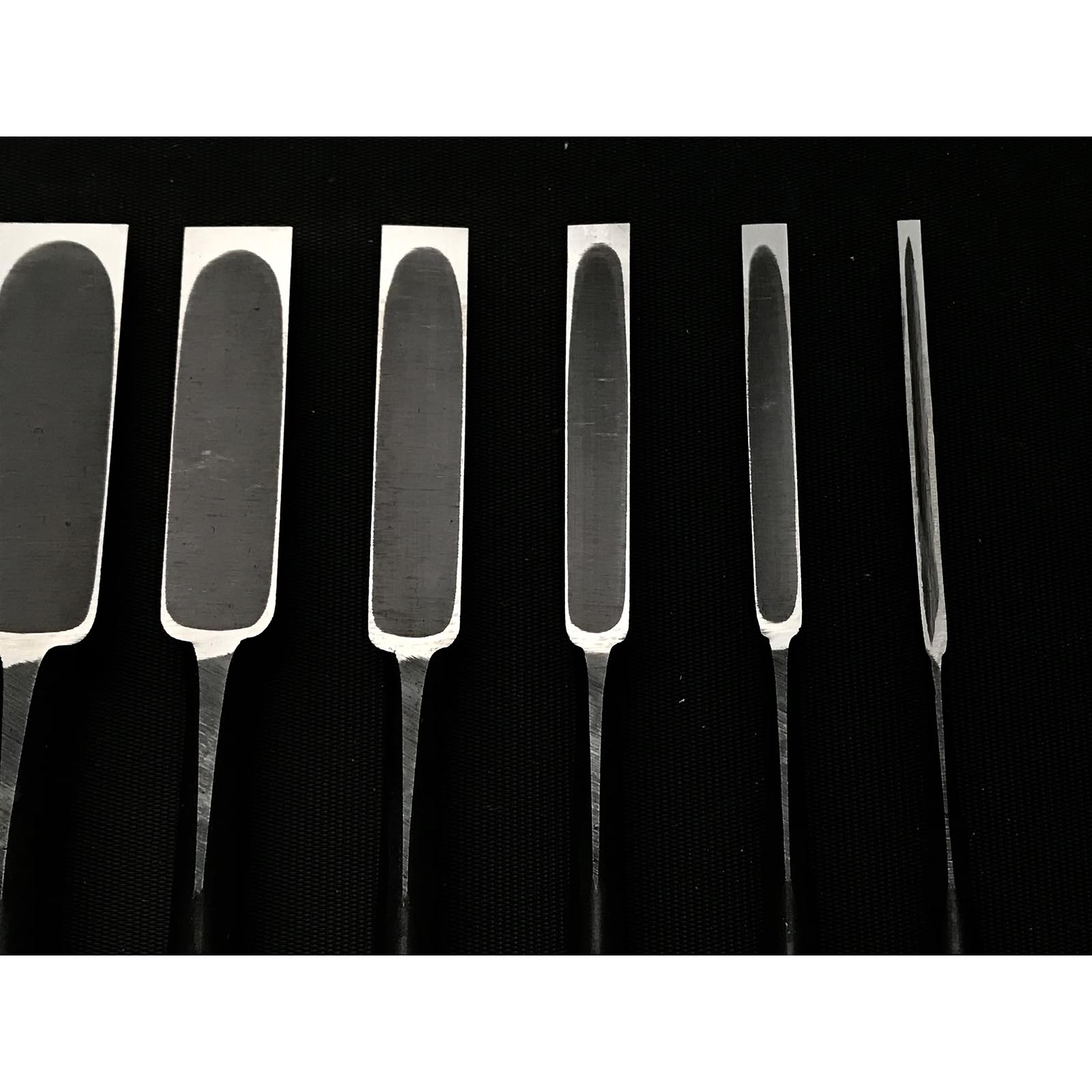 Fujihiro #3 Long neck Bench chisels set by Chuutarou Imai 今井忠太郎作 二治弘 首長追入組鑿 Oiirenomi