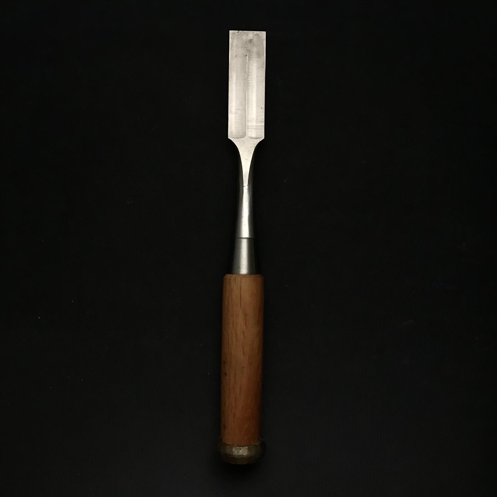 旧蔵 東宗吉 ダメキリノミ 掘り出し物 东宗吉 ダメ切り鑿 二つ裏 ダメキリノミ 24mm