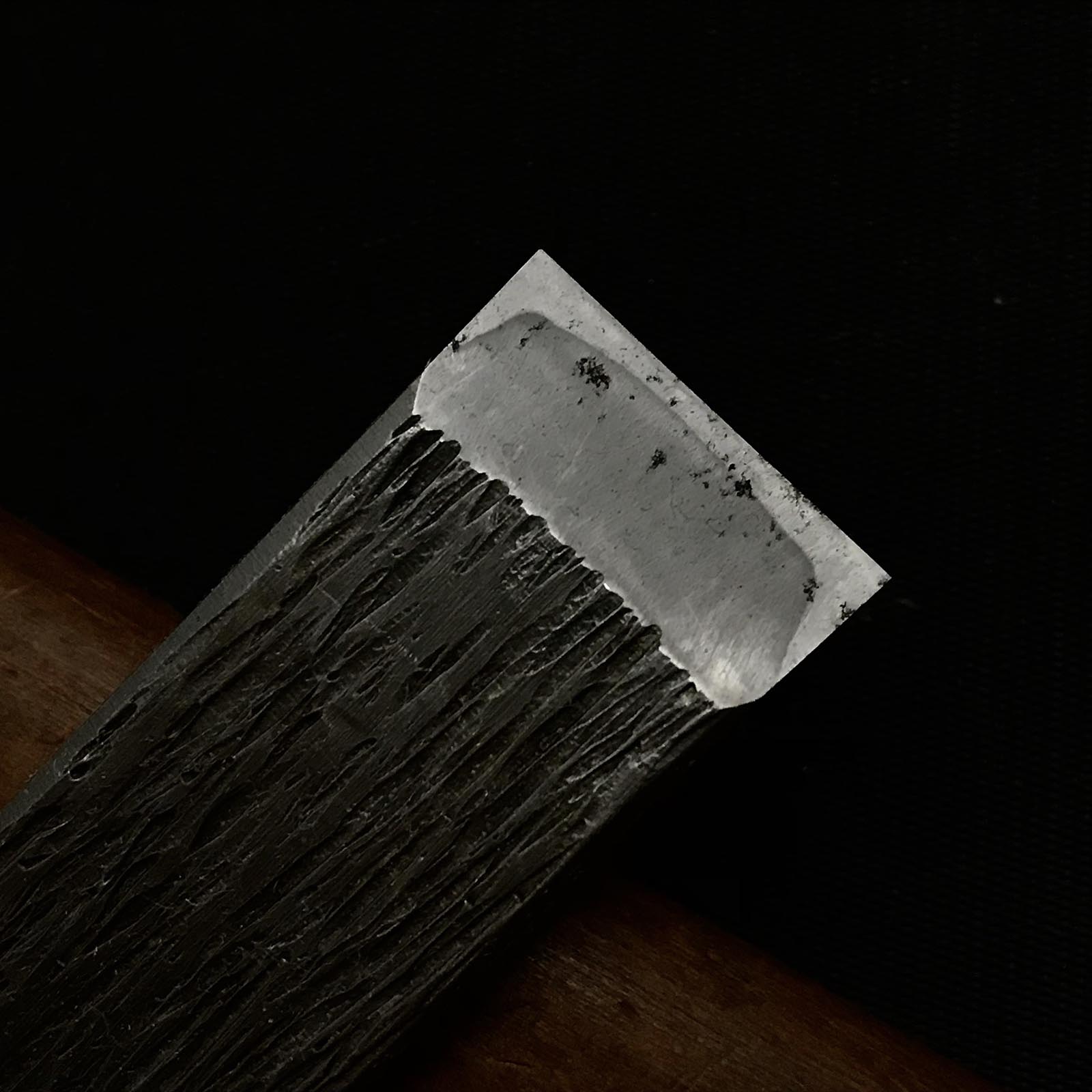 旧蔵 東宗吉 ダメキリノミ 掘り出し物 东宗吉 ダメ切り鑿 二つ裏 ダメキリノミ 24mm