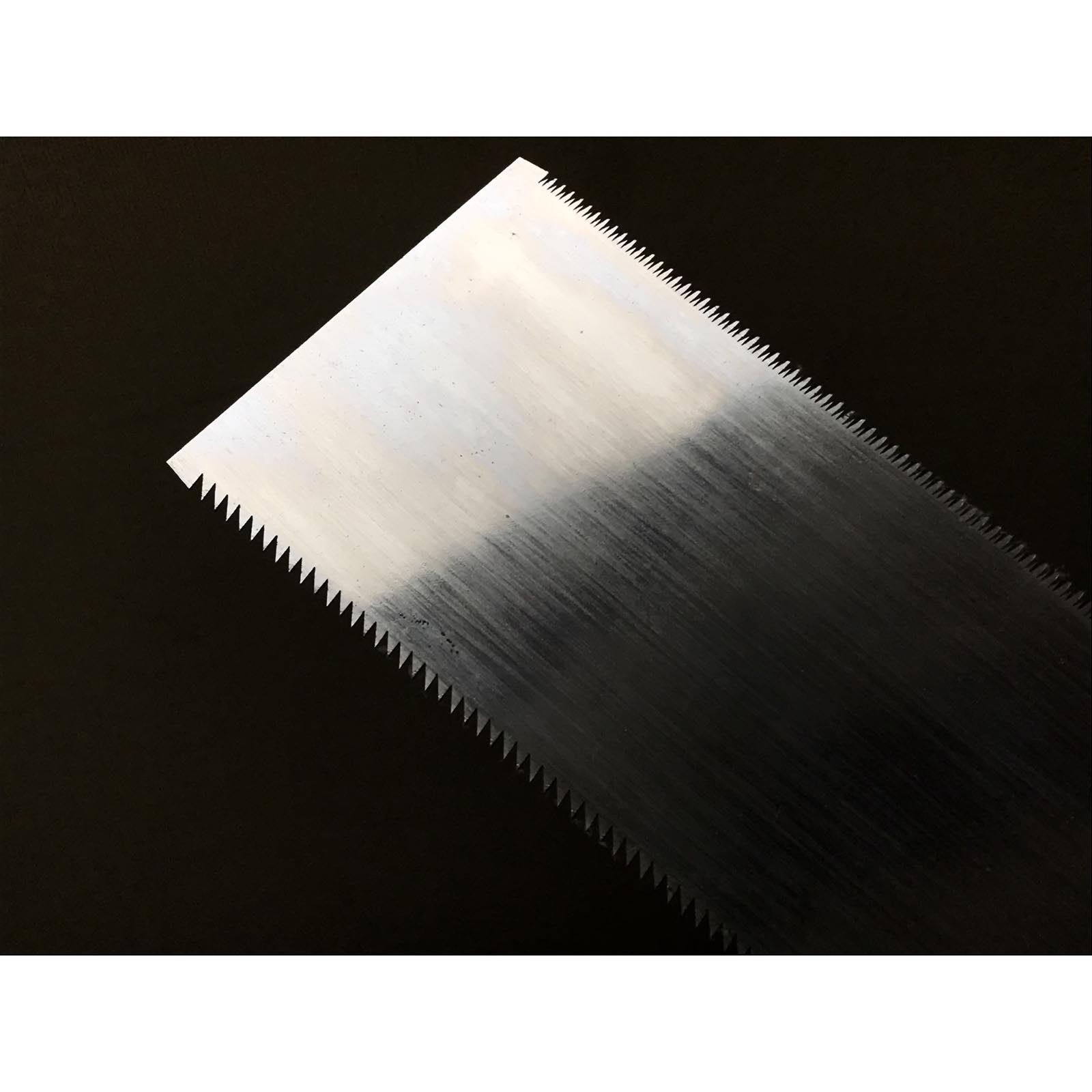 両刃鋸 二代目宮野鉄之助作 二代目宮野鉄之助 四方斎朝也作 両刃鋸 玉鋼 210m