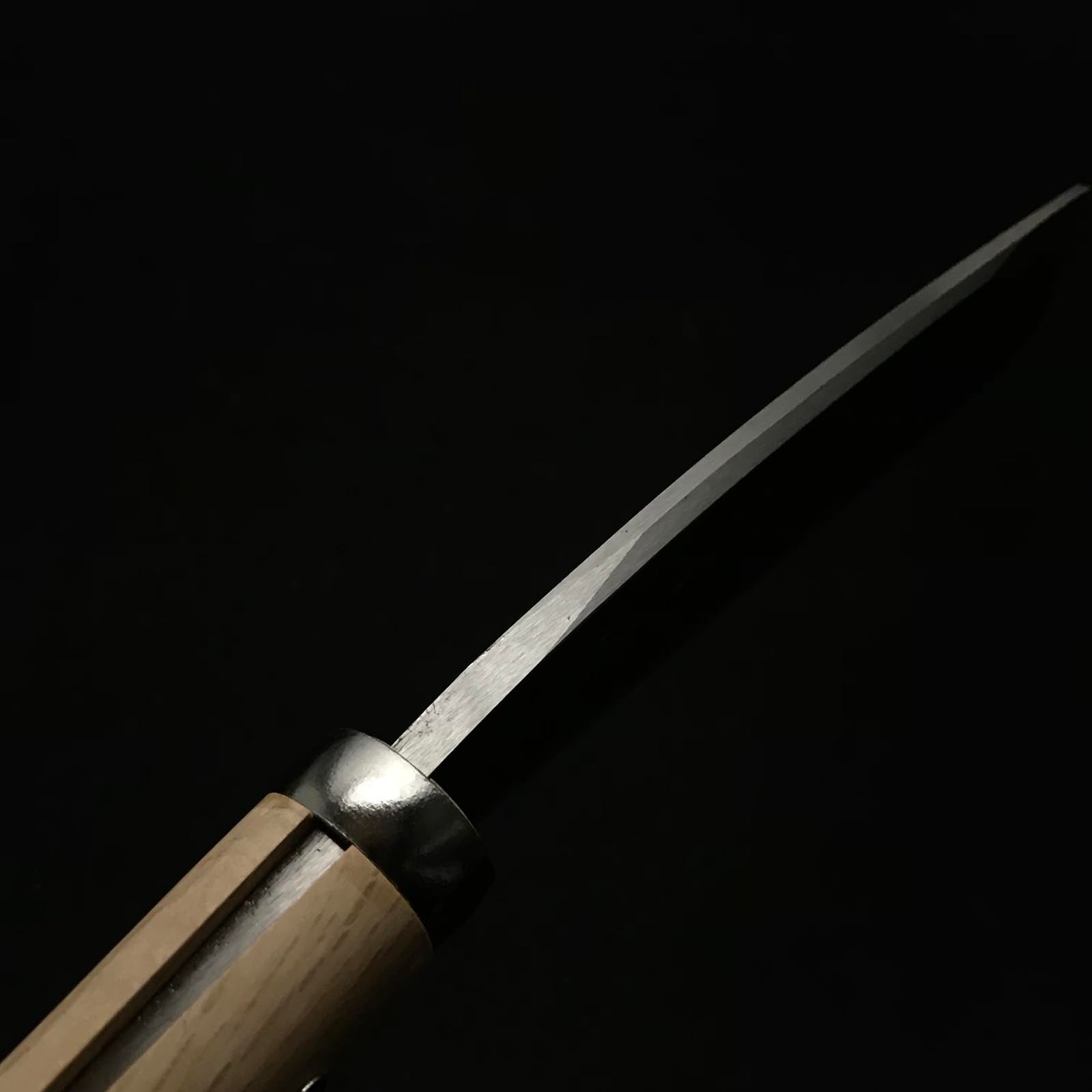 Ajikataya Single edged Nata by HinoUra Tsukasa Right hand 味方屋作 鉈 片刃 磨き仕上げ 右 180mm