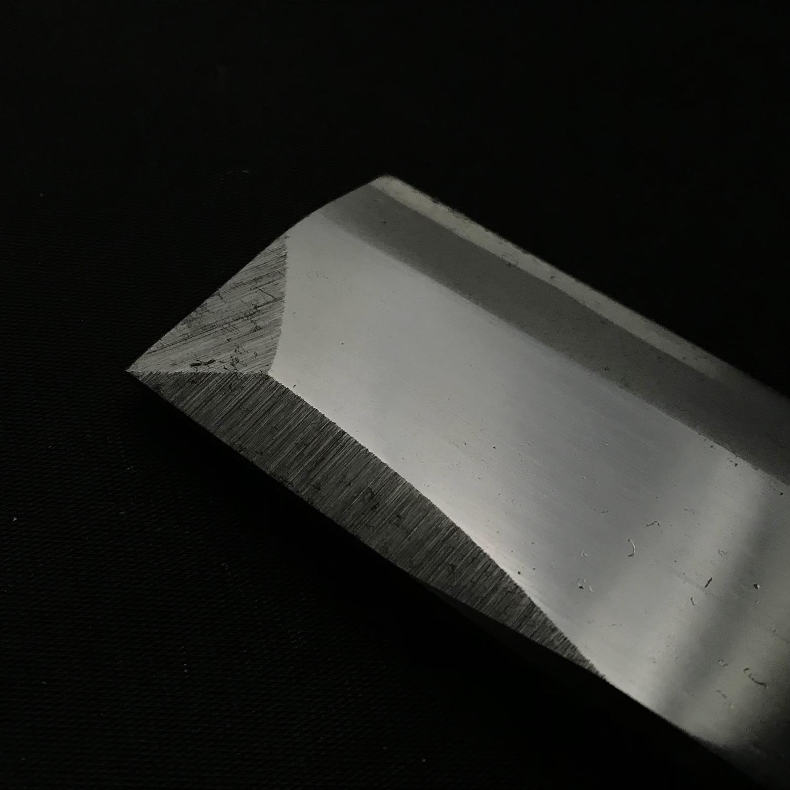 Ajikataya Single edged Nata by HinoUra Tsukasa Right hand 味方屋作 鉈 片刃 磨き仕上げ 右 180mm