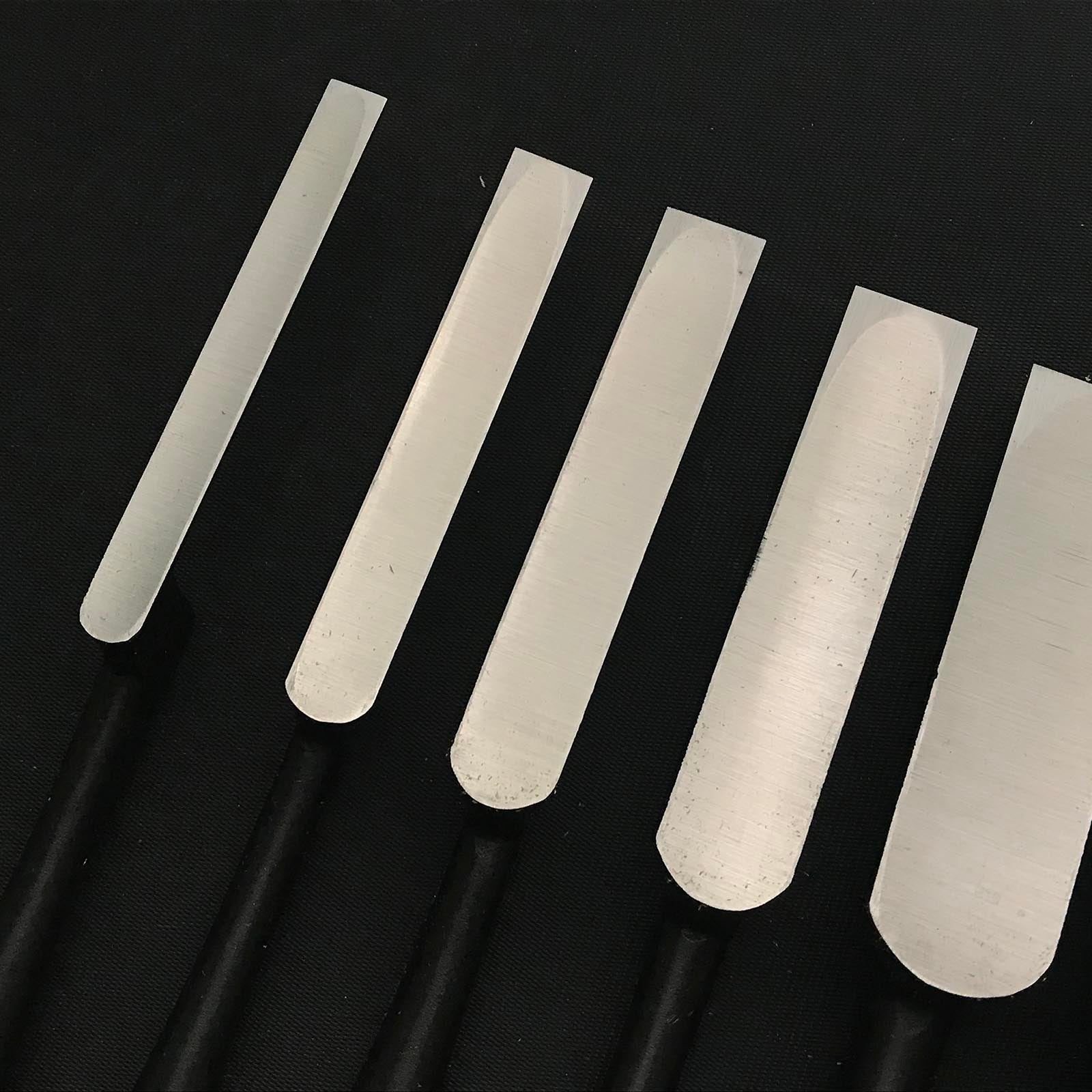 五百蔵秀夫作 五百蔵鏝鑿 鎬型 9,12,15,18,24,30mm