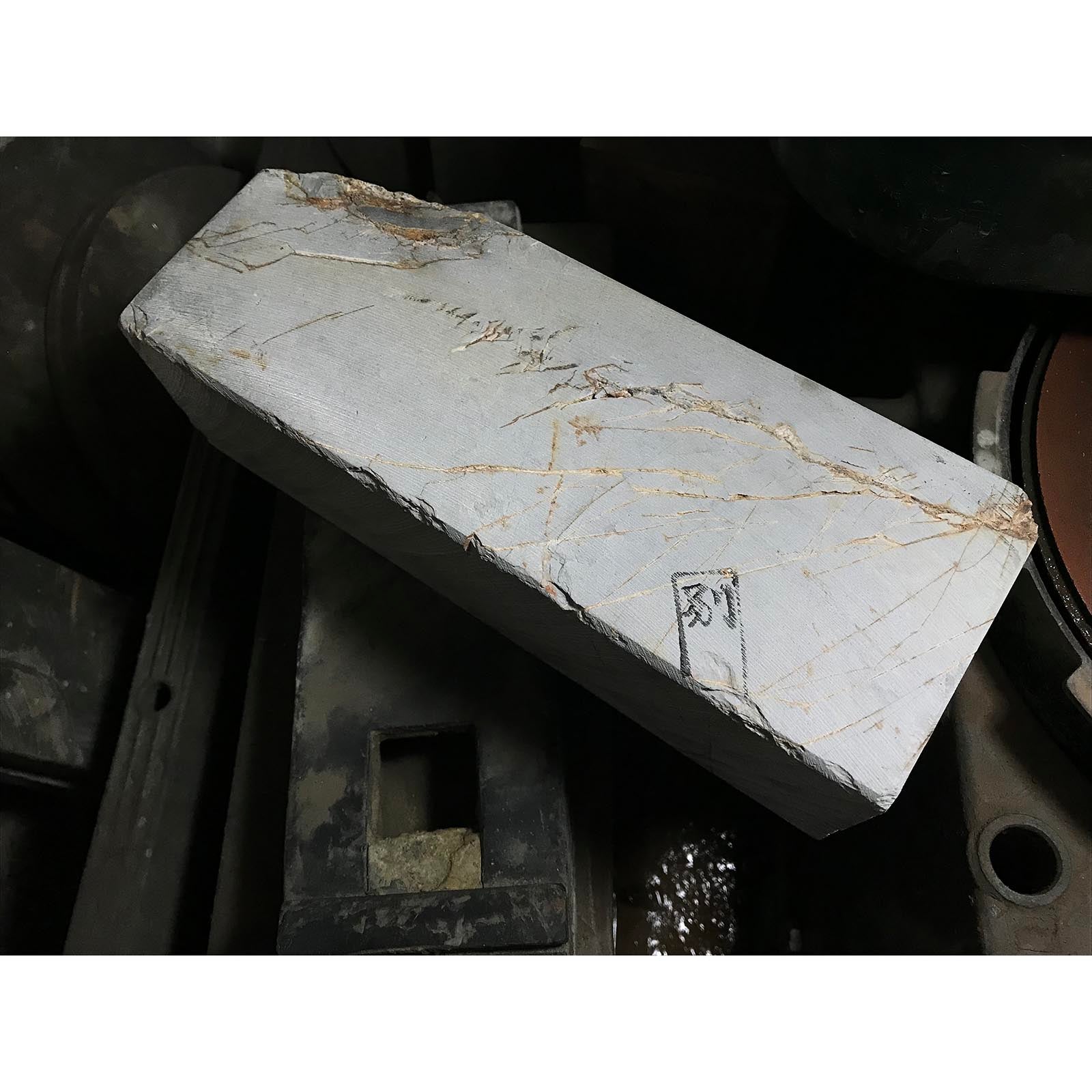 Ohira #3 Renge Suitai Toishi From collection Japanese Natural finishing Stones 蔵出し 天然仕上げ砥石 大平山 蓮華巣板