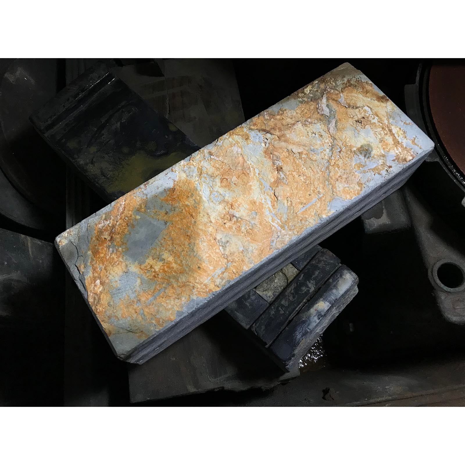 Ohira #2 Uchikumori Suita Toishi From collection Japanese Natural finishing Stones 蔵出し 天然仕上げ砥石 大平山 内曇砥 天井巣板