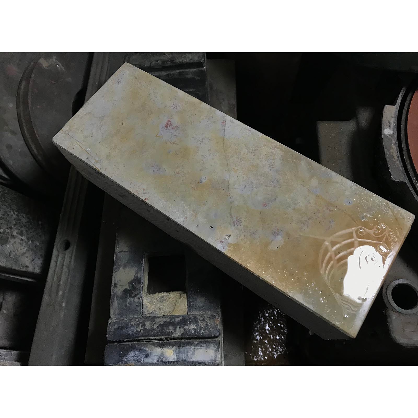 Ohira #1 Uchikumori Suita Toishi From collection Japanese Natural finishing Stones 蔵出し 天然仕上げ砥石 大平山 内曇砥