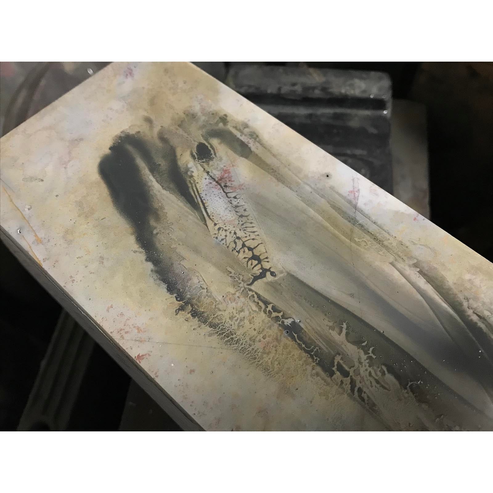 Ohira #1 Uchikumori Suita Toishi From collection Japanese Natural finishing Stones 蔵出し 天然仕上げ砥石 大平山 内曇砥