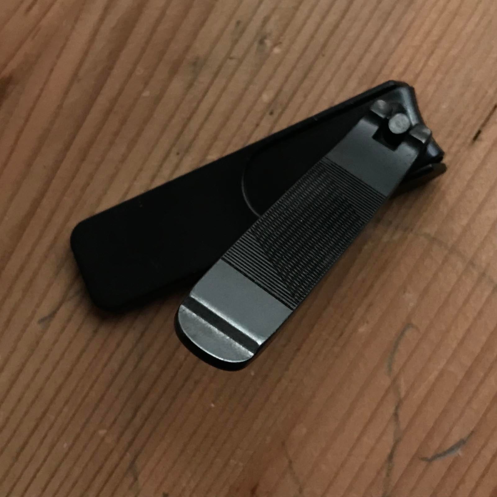 ITEZA Nail clippers Black finish 爪切り 黒仕上 服部利器製作所