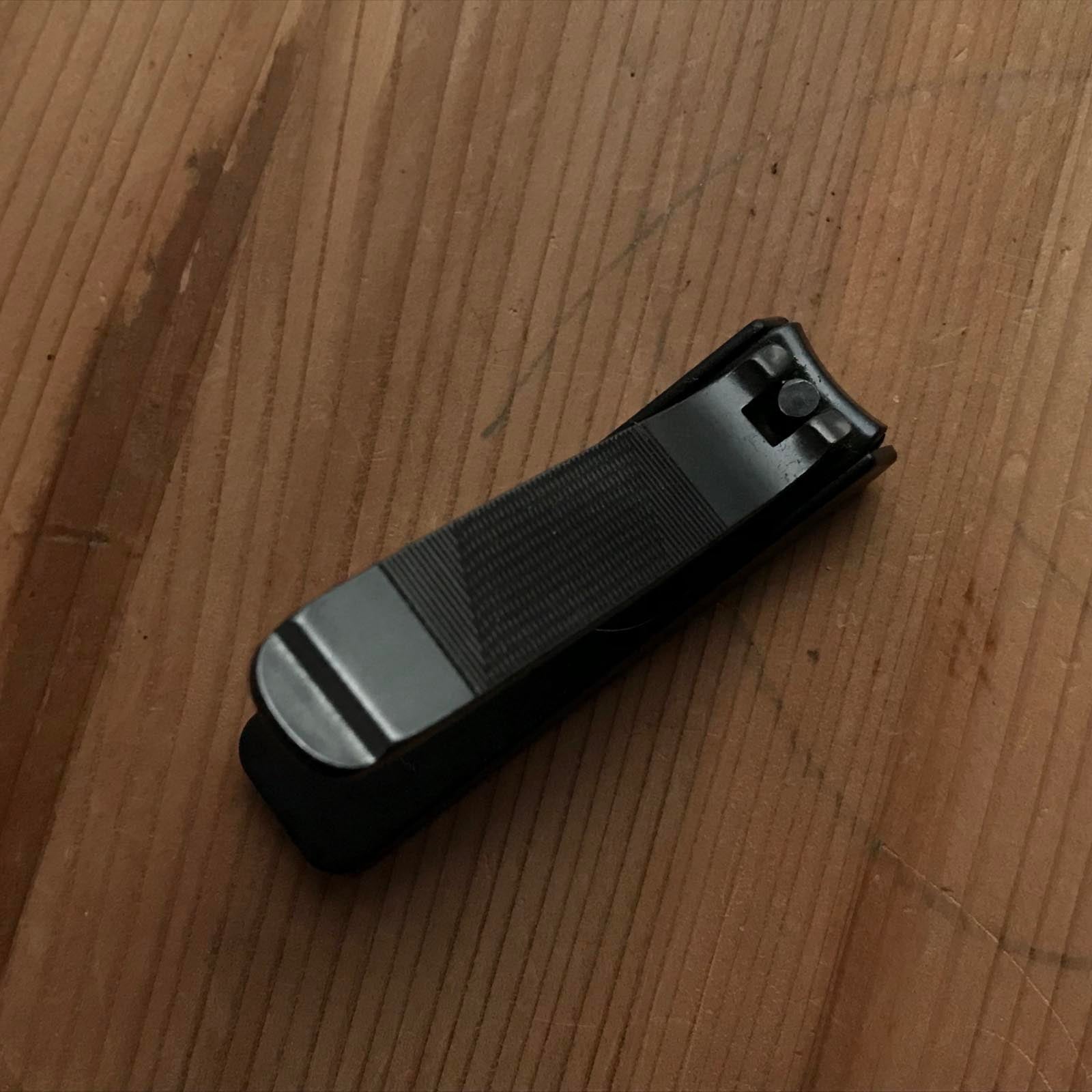 ITEZA Nail clippers Black finish 爪切り 黒仕上 服部利器製作所