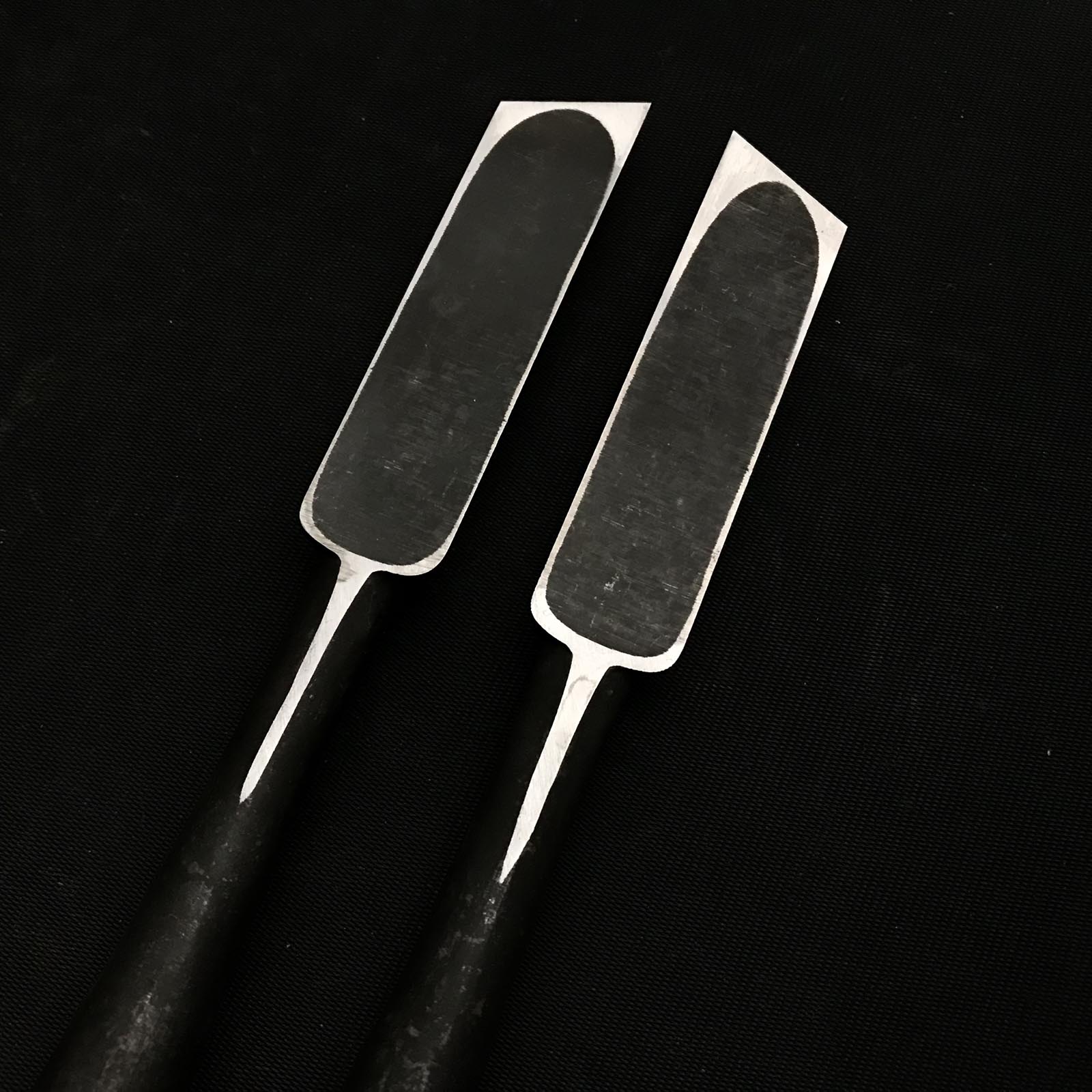 Old stock Kanehiro Damekiri Oblique chisels Set 兼弘 イスカ厚鑿 セット 21mm