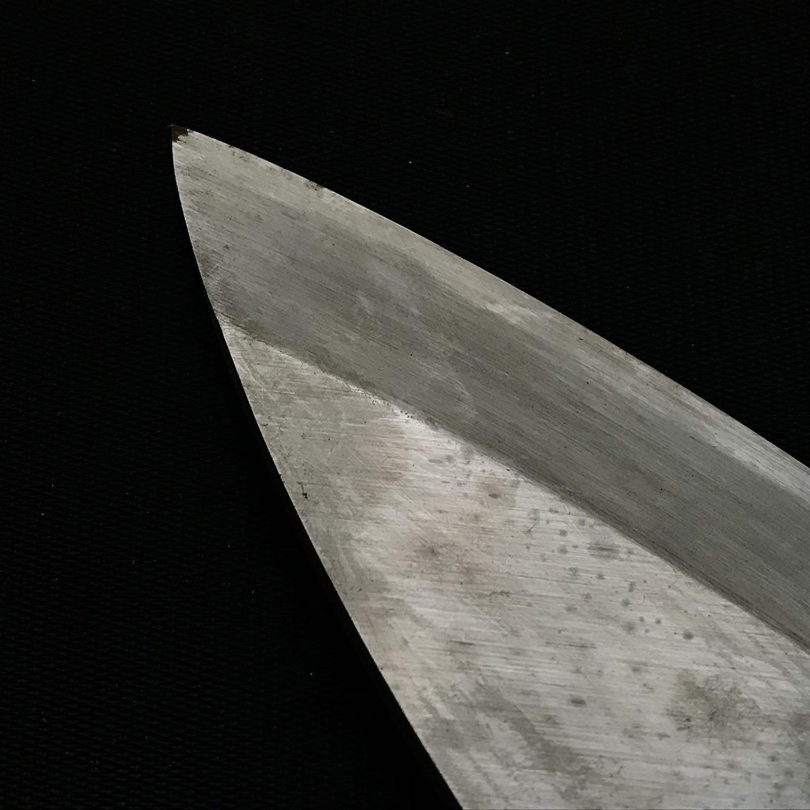 Old stock Genjyo Deba Bocho 掘出し物 源勝? 出刃包丁 180mm