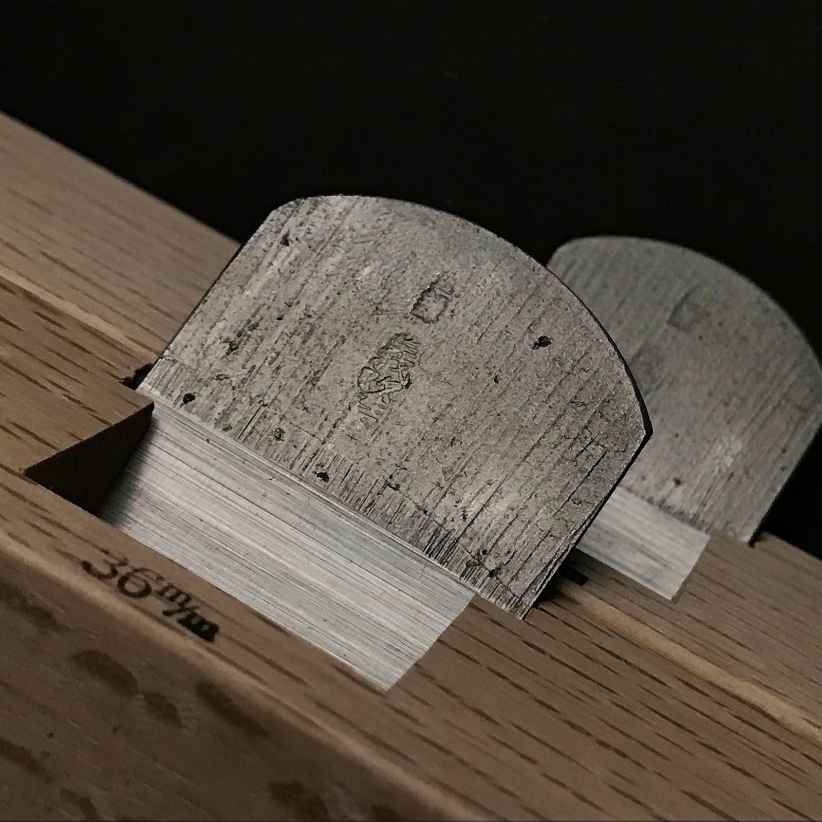 Yoshitaka Spokeshave Plane (Nankin Kanna) With Blue Steel 義隆 南京鉋 青紙鋼 42,36,30,24mm