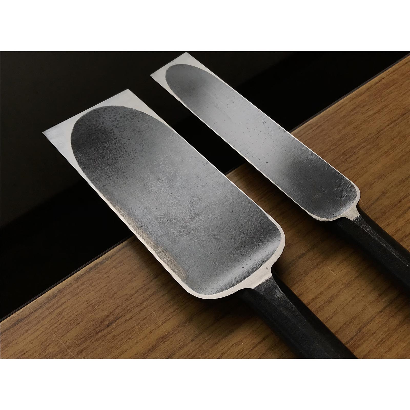 Old stock Koshihide Slick Chisels set 掘出し物 越秀 本突き組鑿 48mm 24mm