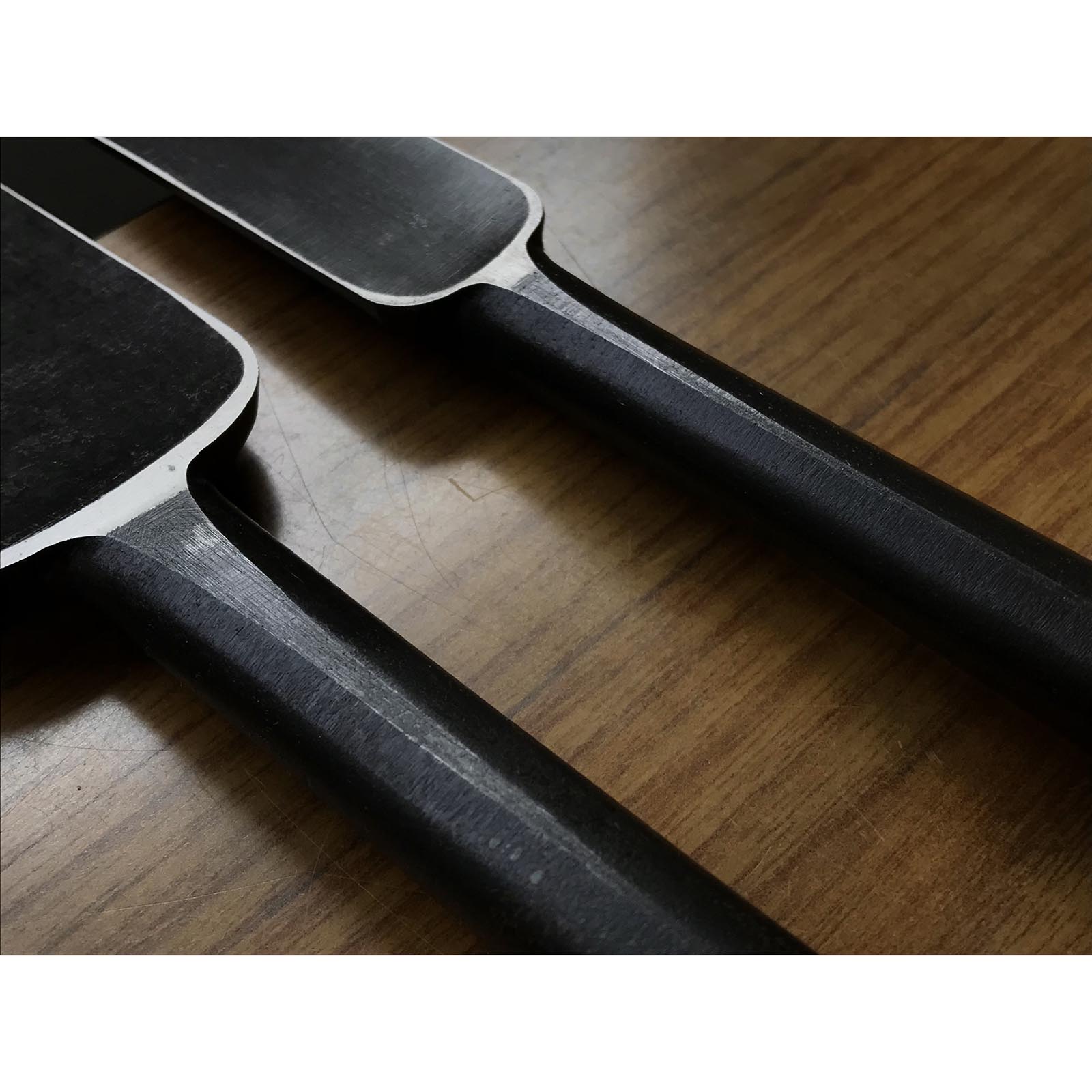 Old stock Koshihide Slick Chisels set 掘出し物 越秀 本突き組鑿 48mm 24mm