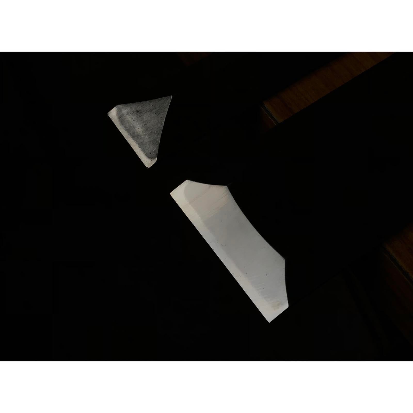 Old stock Koshihide Slick Chisels set 掘出し物 越秀 本突き組鑿 48mm 24mm