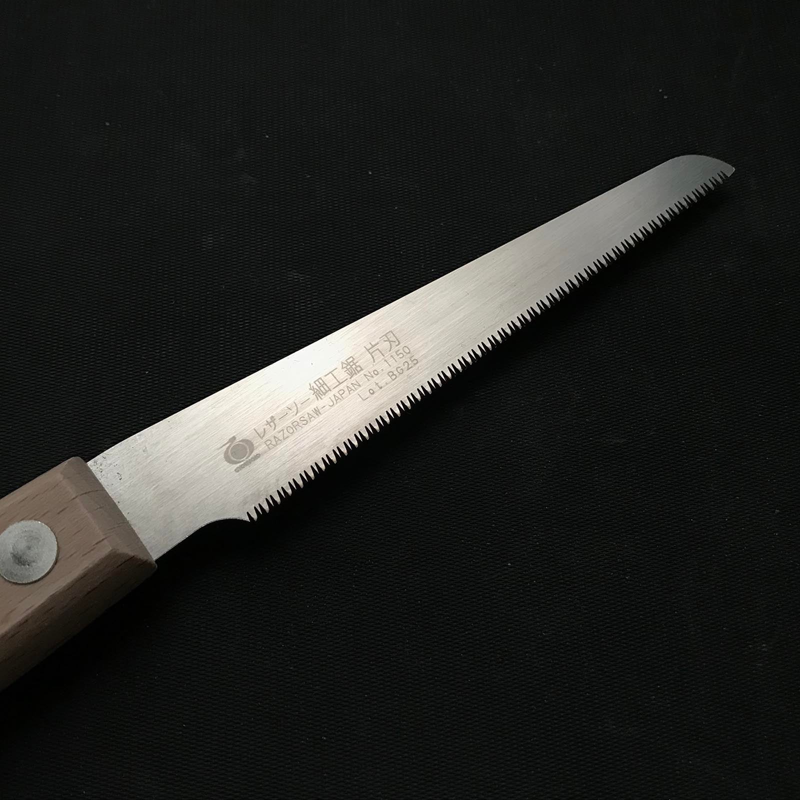 Gyokucho Razorsaw Mini Japanese Zero set Single Edge Hand Saw 玉鳥産業 レザーソー 細工鋸 アサリなし 片刃鋸 100mm
