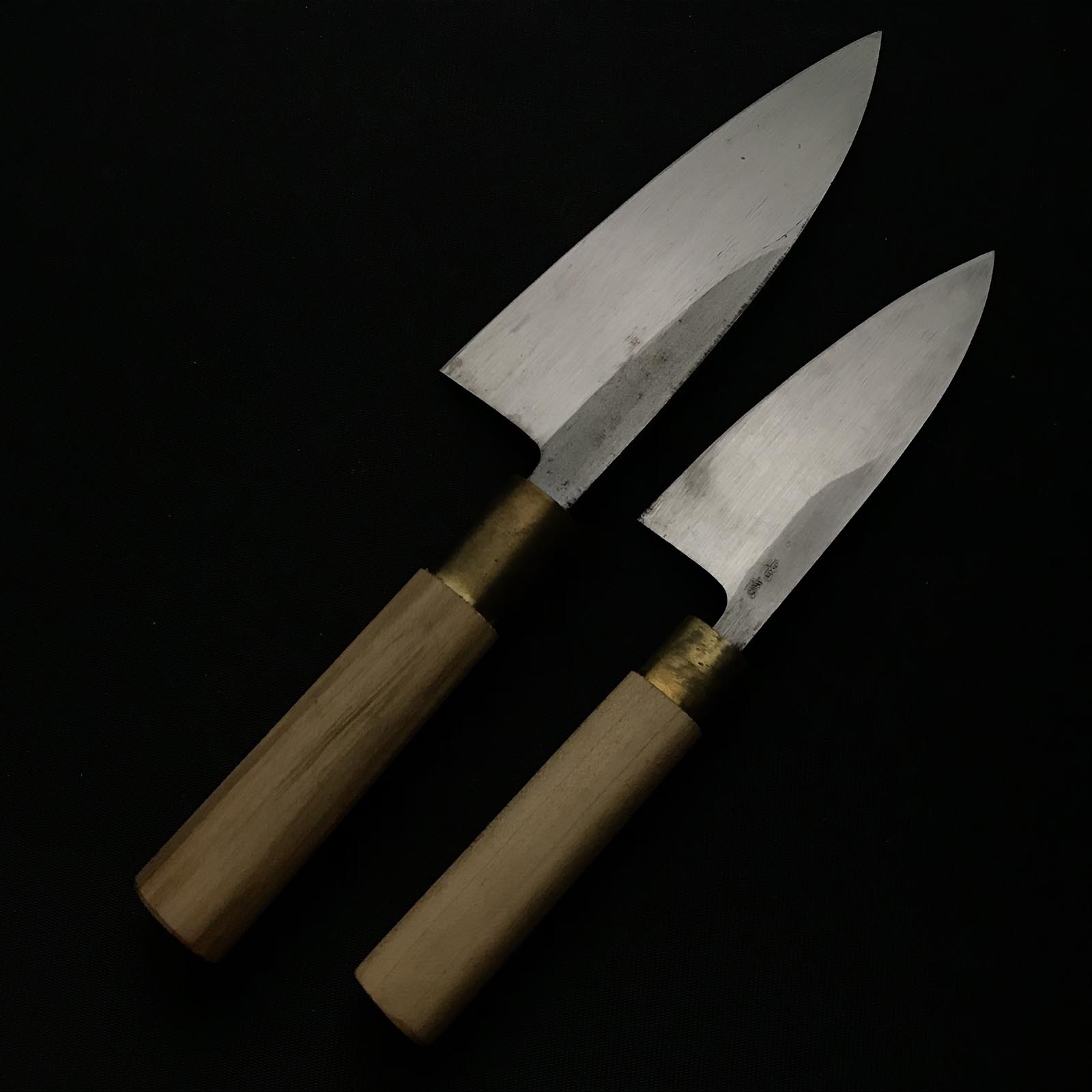 Old stock Hiryu Deba Bocho 掘出し物 飛龍 出刃包丁 110mm 135mm